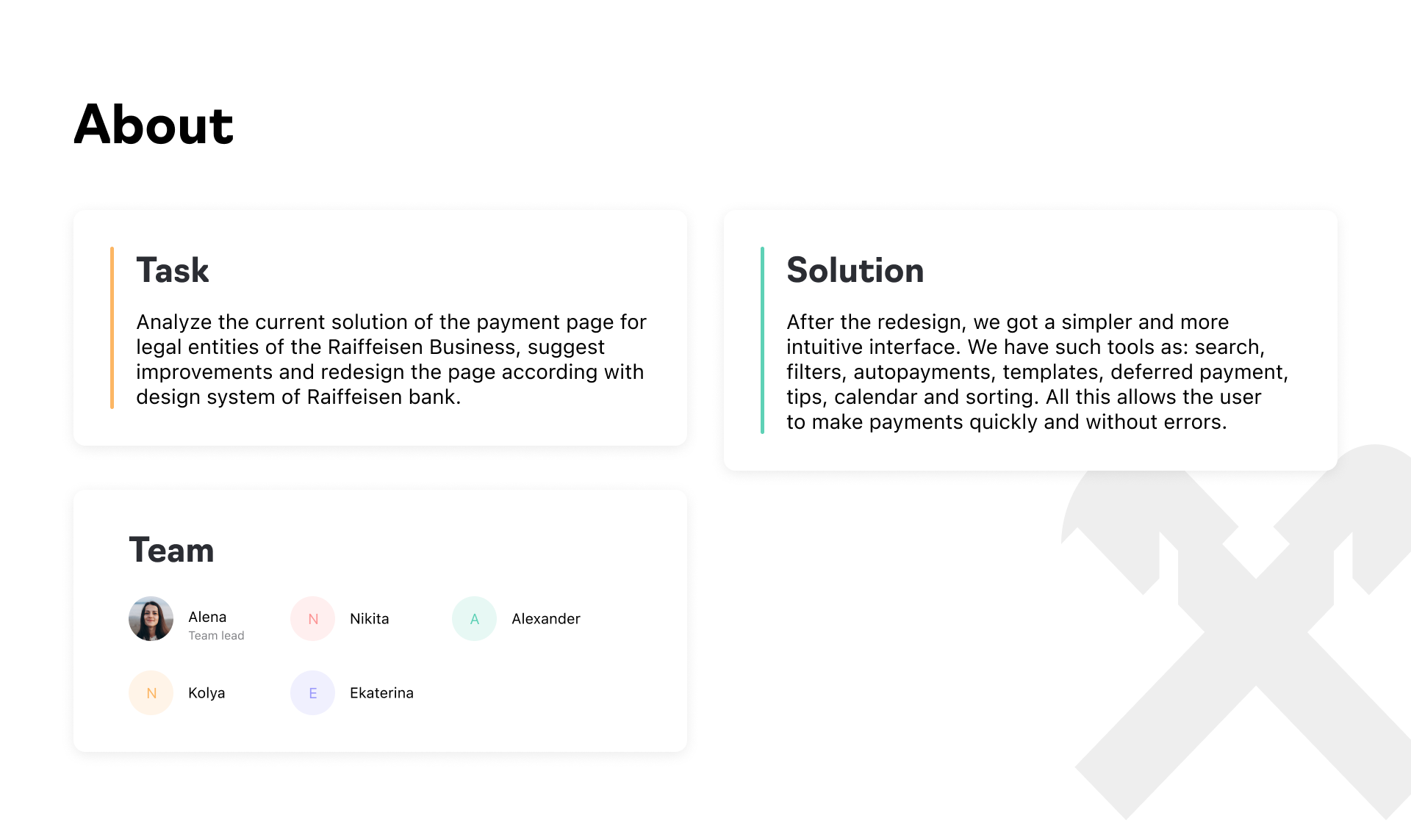 Raiffeisen Bank | Payment page redesign — Изображение №2 — Интерфейсы на Dprofile