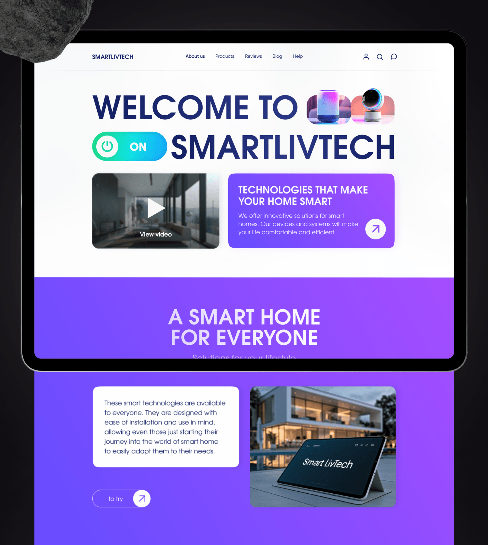 SmartLivTech — Изображение №5 — Интерфейсы на Dprofile