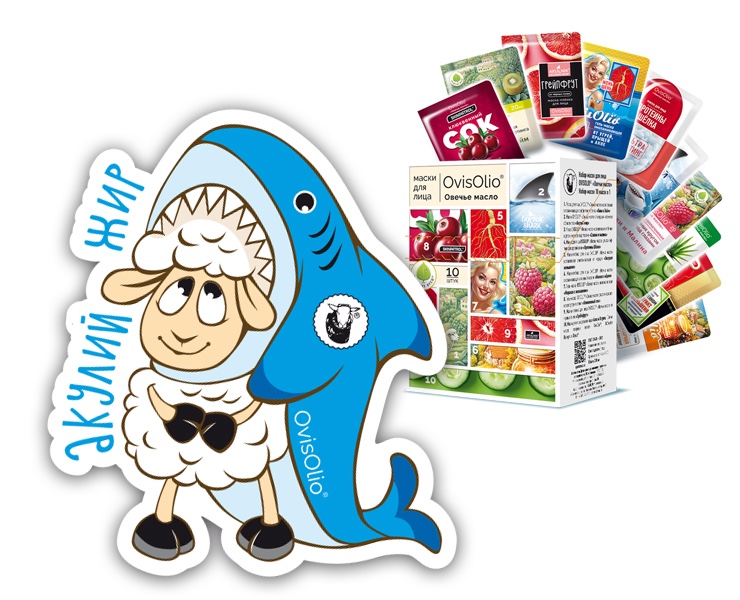 Стикерпак Ovis Olio — Брендинг, Иллюстрация на Dprofile