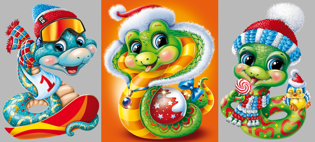 Год змеи — Изображение №6 — Брендинг, Иллюстрация на Dprofile