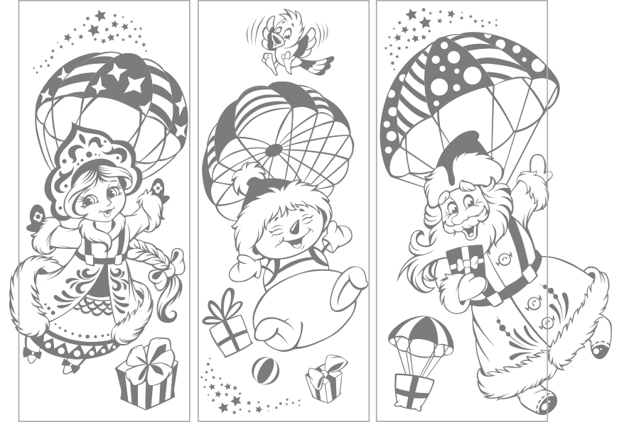 Иллюстрации для интерьерных украшений — Изображение №10 — Иллюстрация, Графика на Dprofile