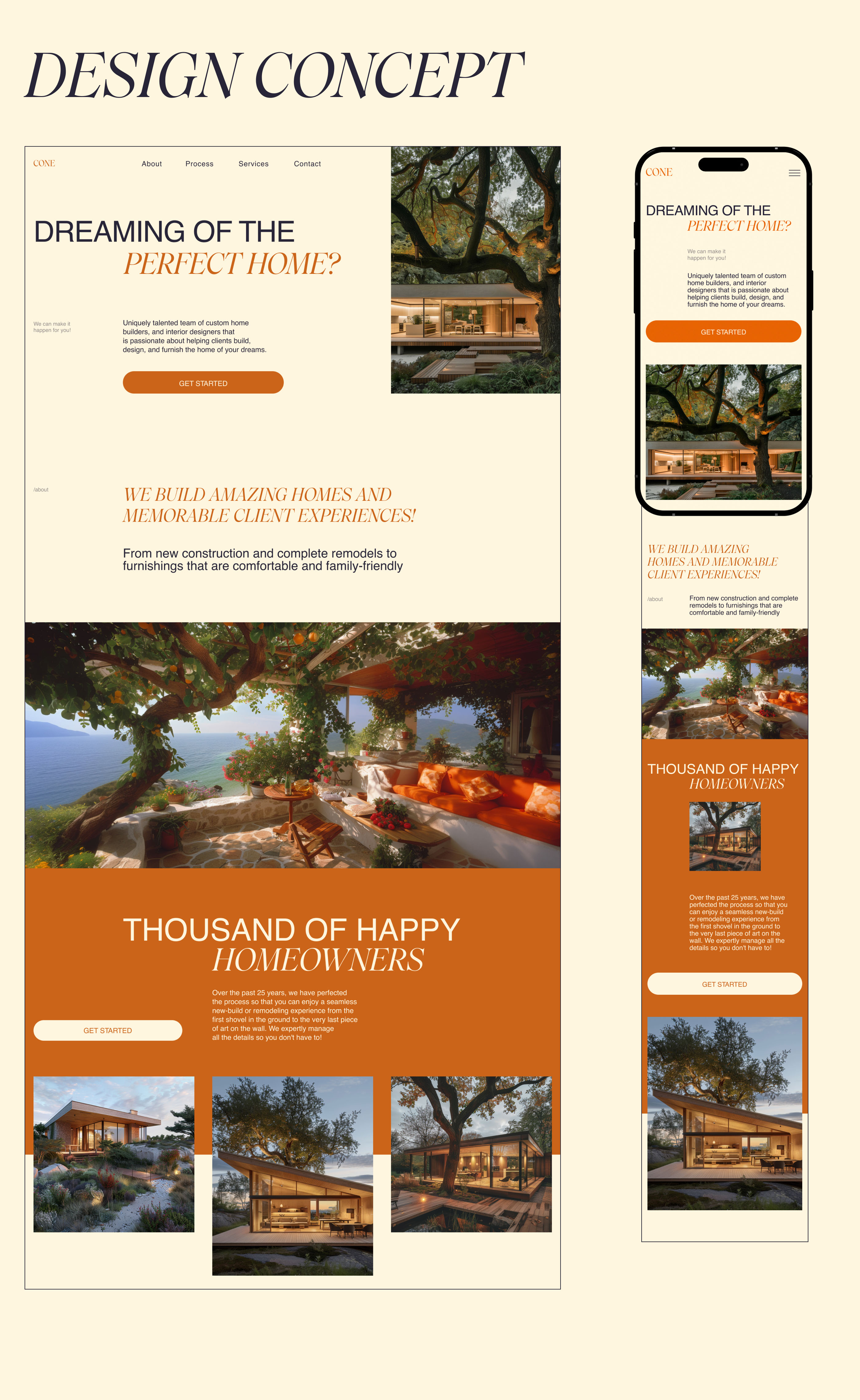Web-design for a construction company — Изображение №5 — Интерфейсы на Dprofile