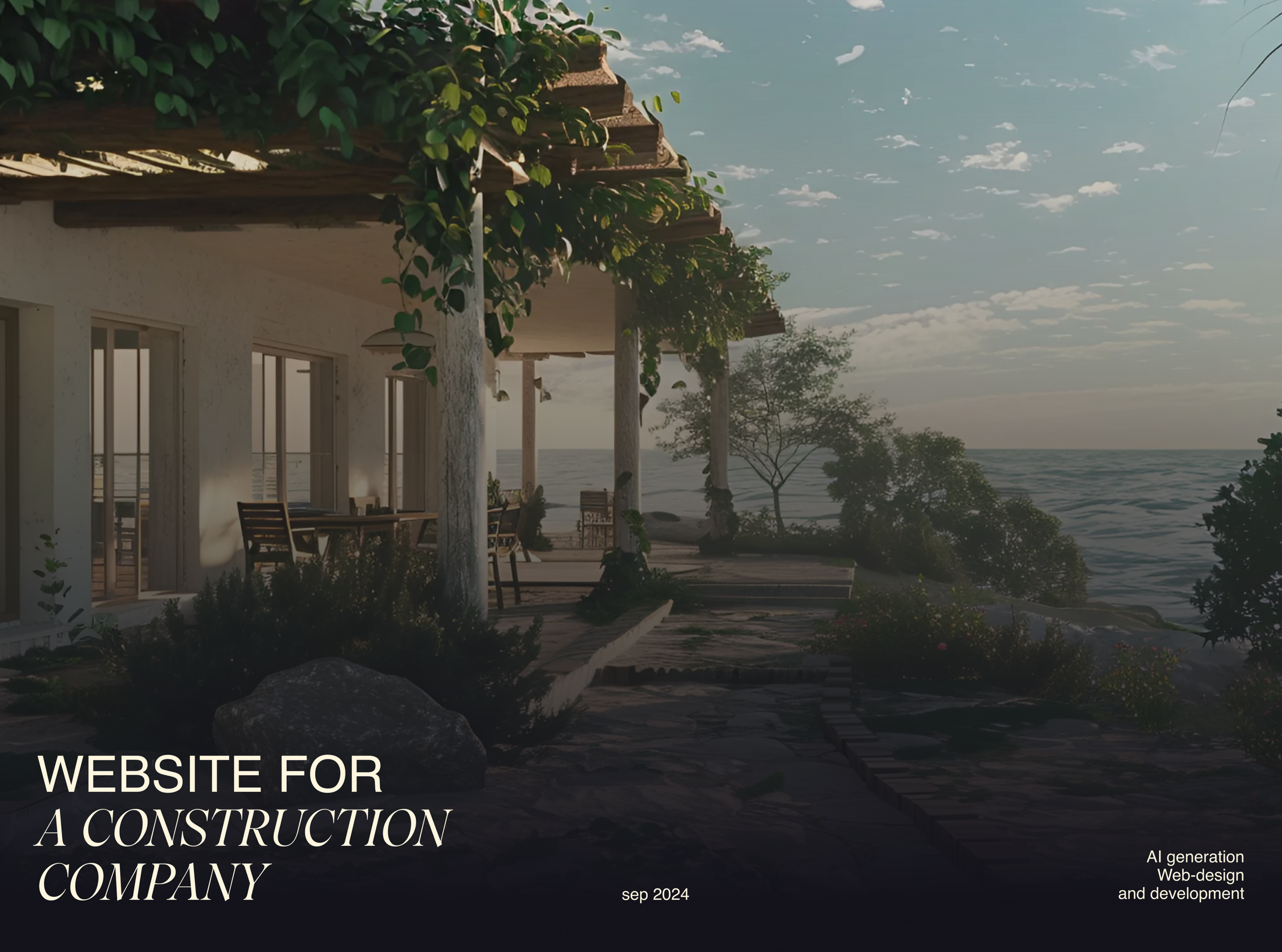 Web-design for a construction company — Изображение №1 — Интерфейсы на Dprofile