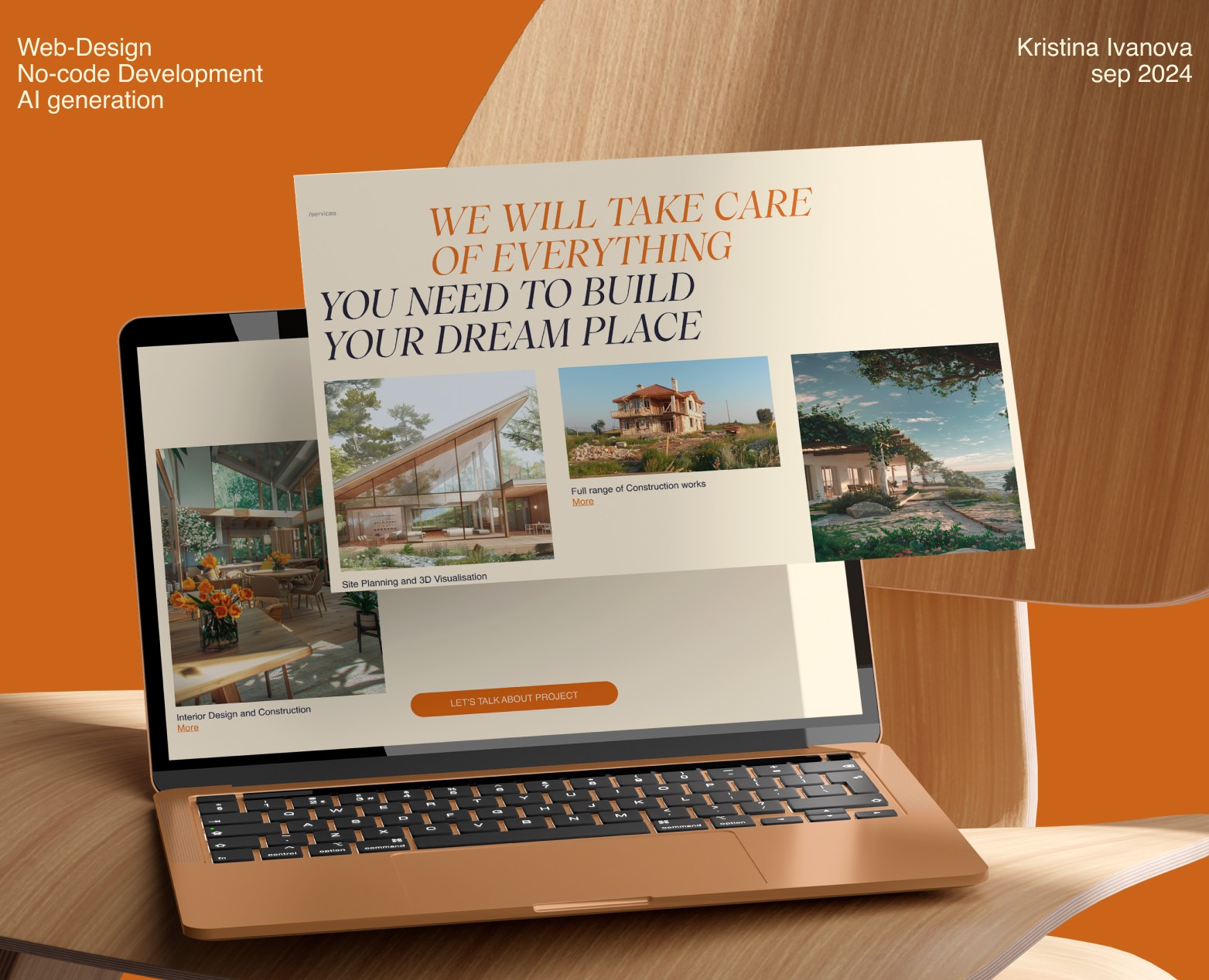 Web-design for a construction company — Интерфейсы на Dprofile