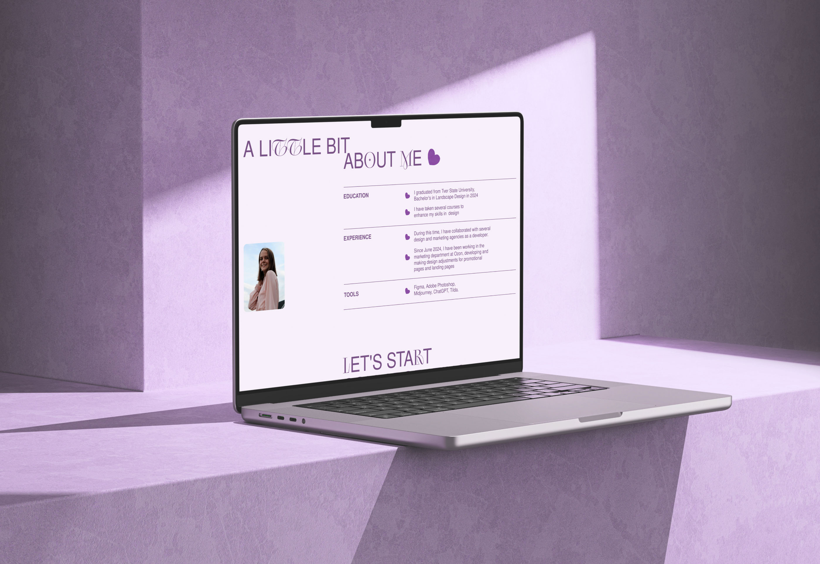 Website portfolio for webdesigner — Изображение №8 — Интерфейсы на Dprofile