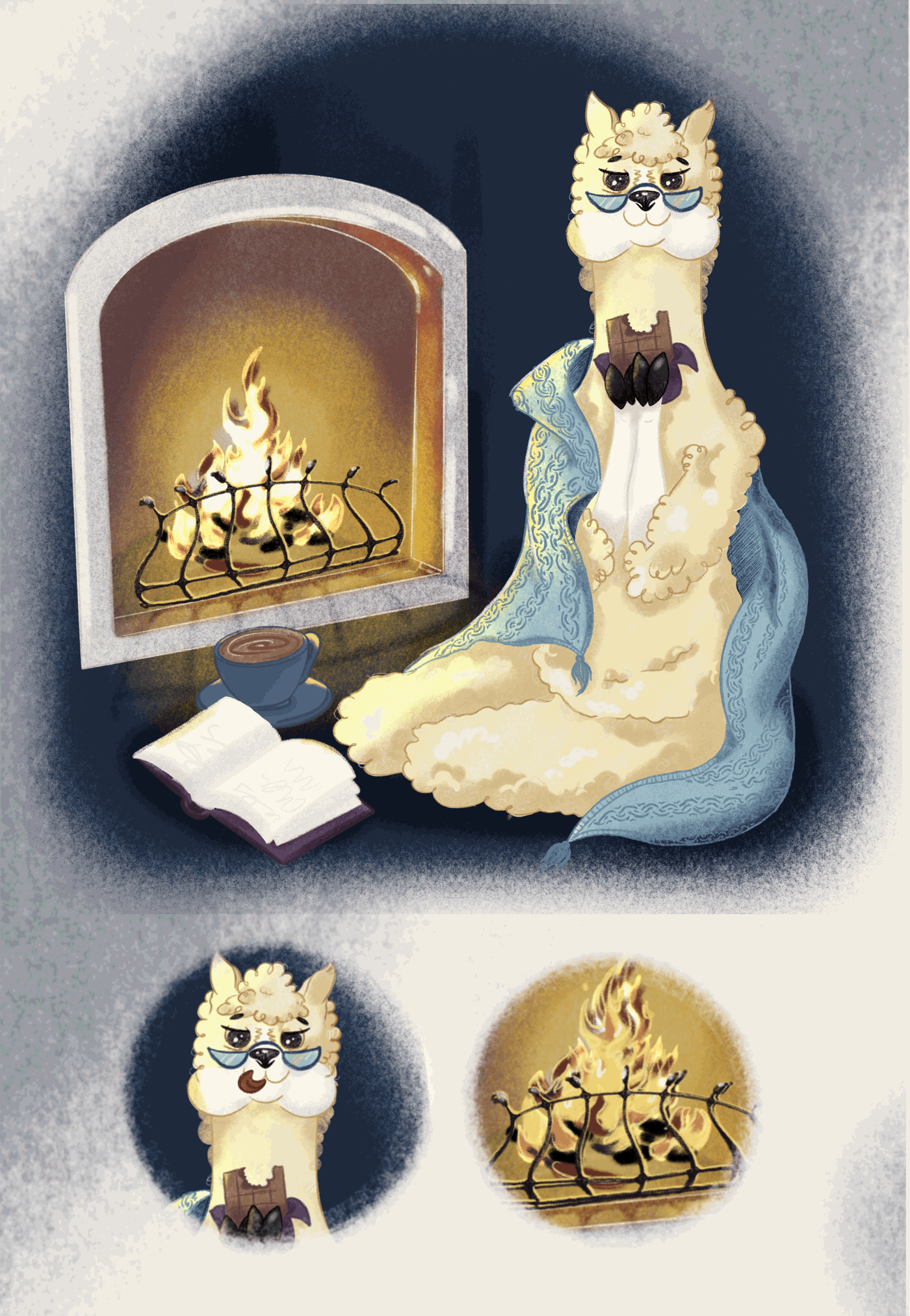 Hugge Animals/ Character challange/Illustration — Изображение №5 — Иллюстрация на Dprofile