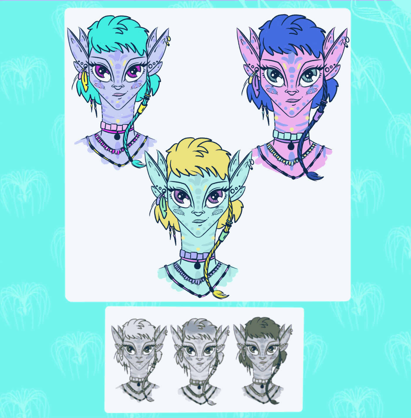 Fan-Art “Avatar”/ Character Challenge/ Illustration — Изображение №5 — Иллюстрация на Dprofile