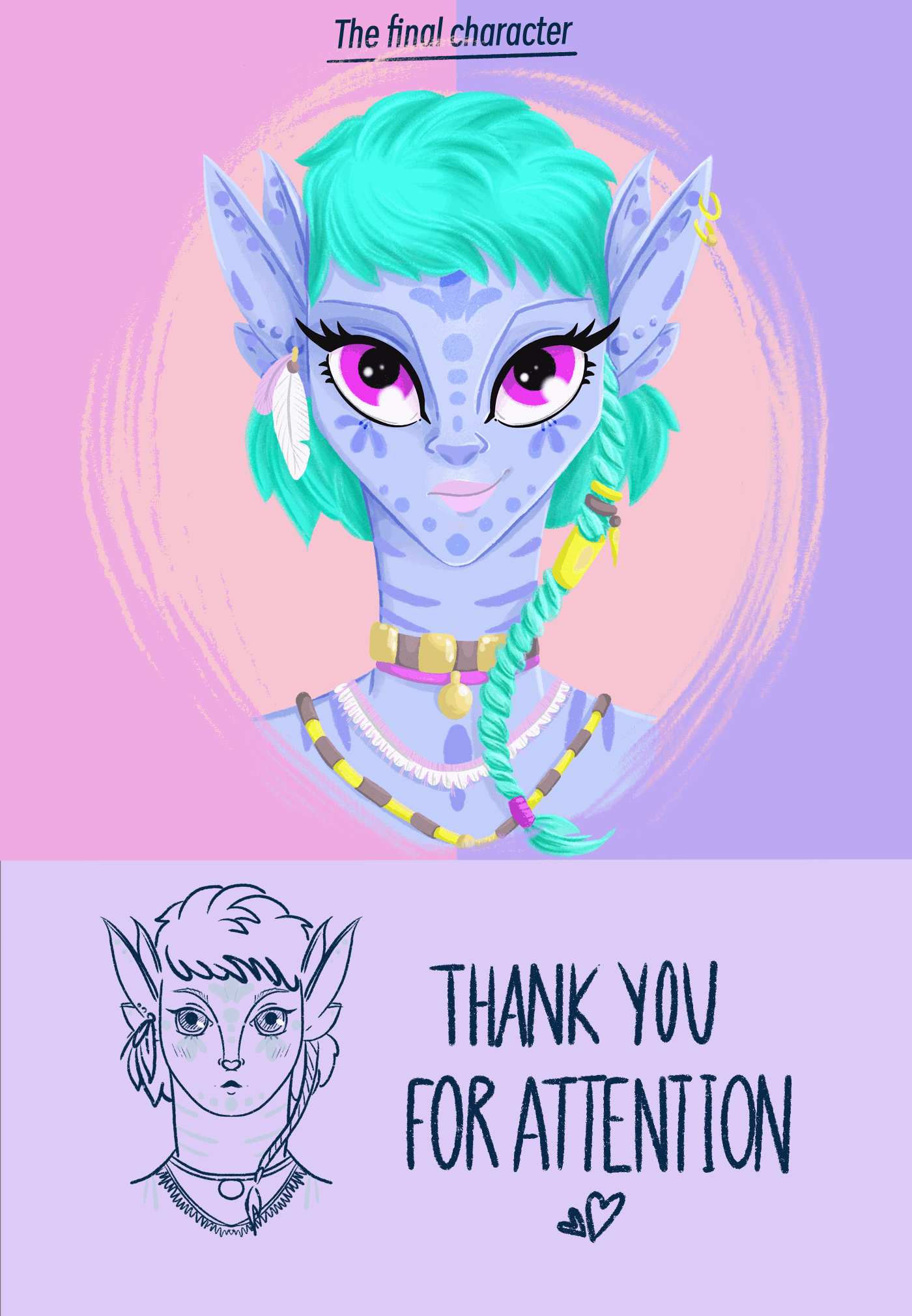 Fan-Art “Avatar”/ Character Challenge/ Illustration — Изображение №6 — Иллюстрация на Dprofile