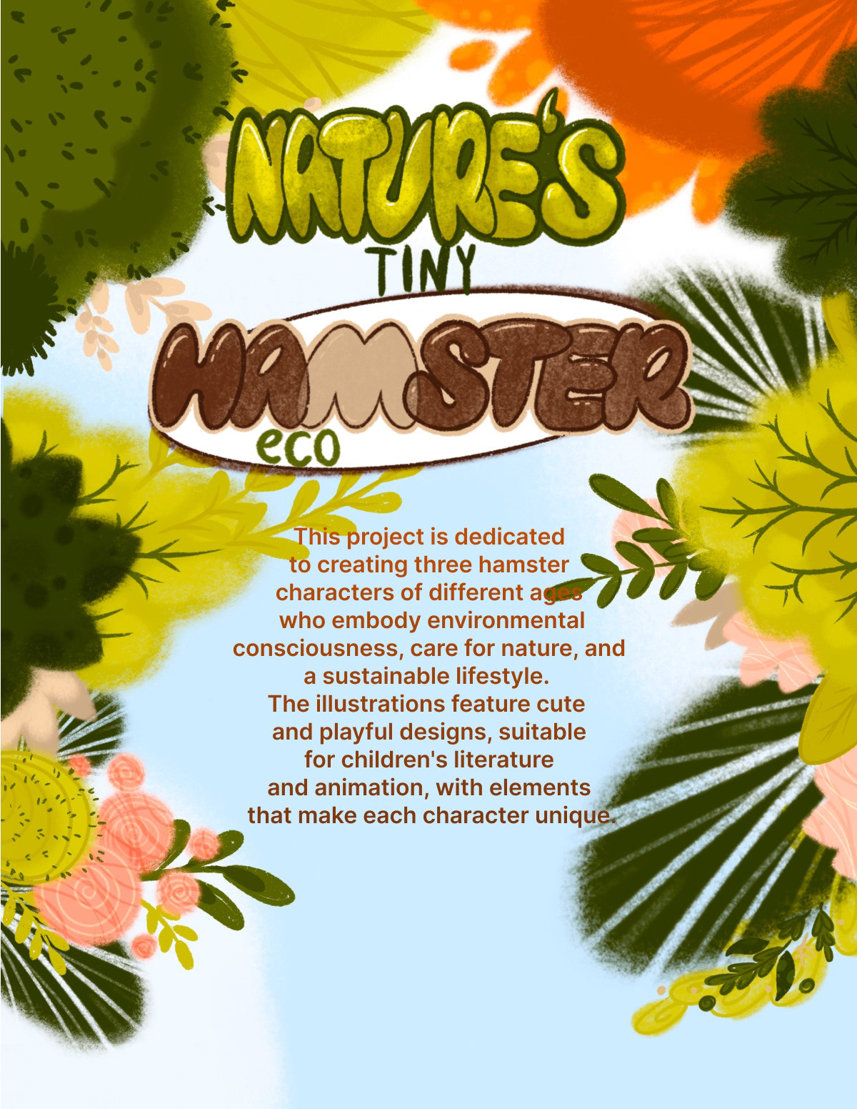 Nature’s tiny Hamster/Character Challenge/Illustration — Изображение №1 — Иллюстрация, Анимация на Dprofile