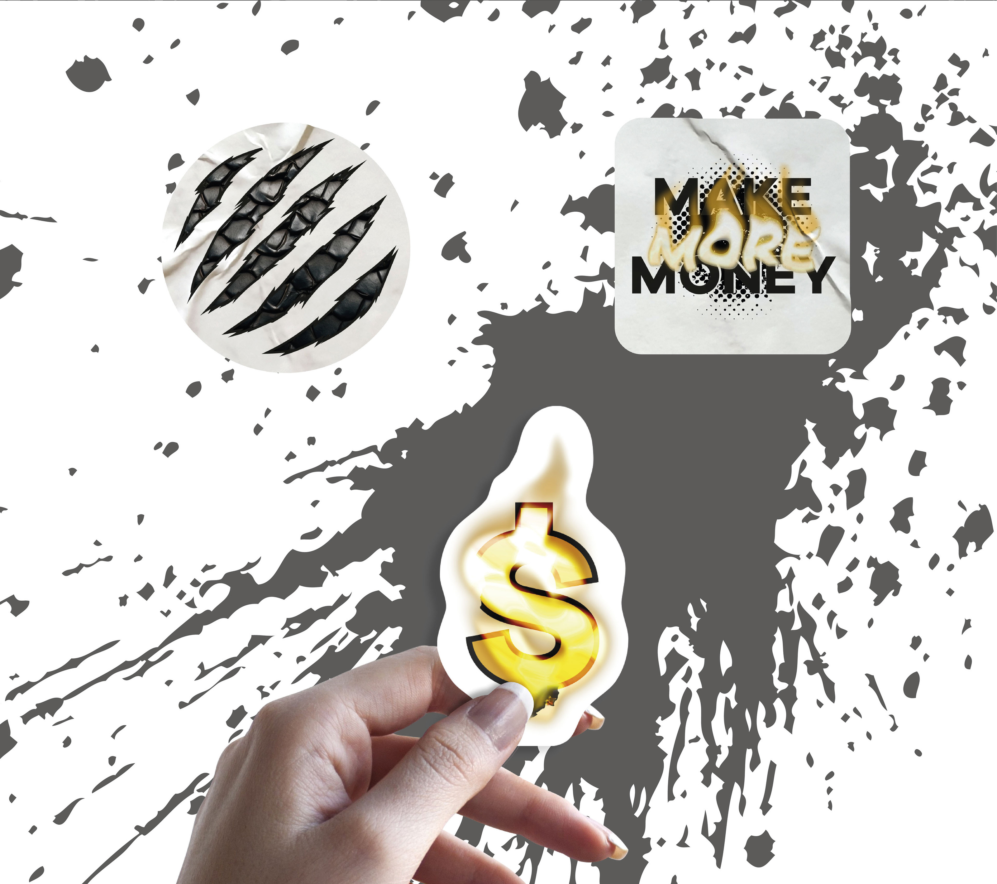 Стикерпак - 3D стикеры из эпоксидной смолы — Изображение №3 — Иллюстрация, Графика на Dprofile