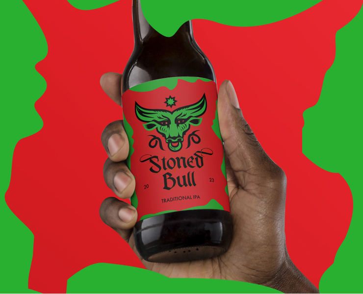 Stoned Bull ® Traditional IPA — Брендинг на Dprofile