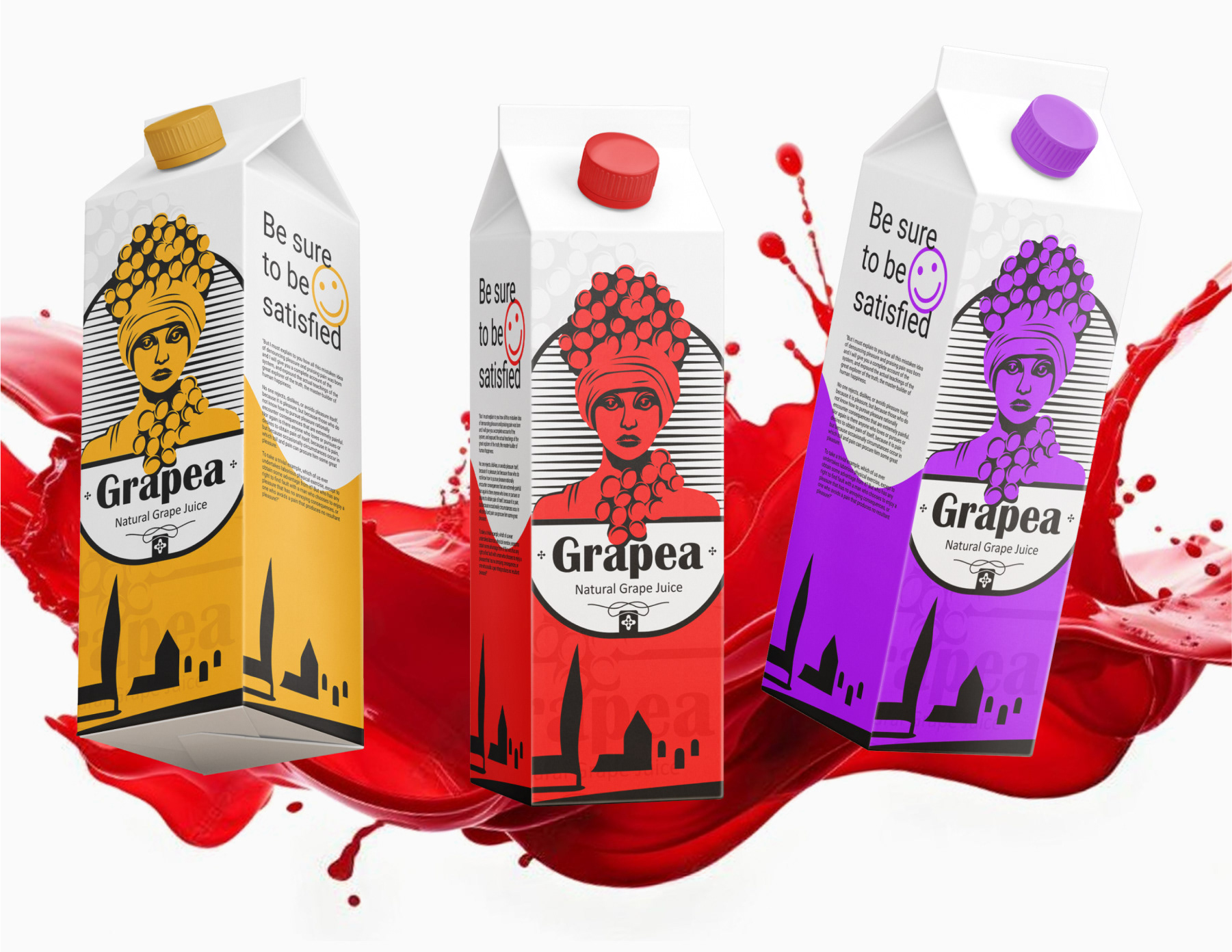 Grapea ® Натуральный виноградный сок — Изображение №1 — Брендинг на Dprofile