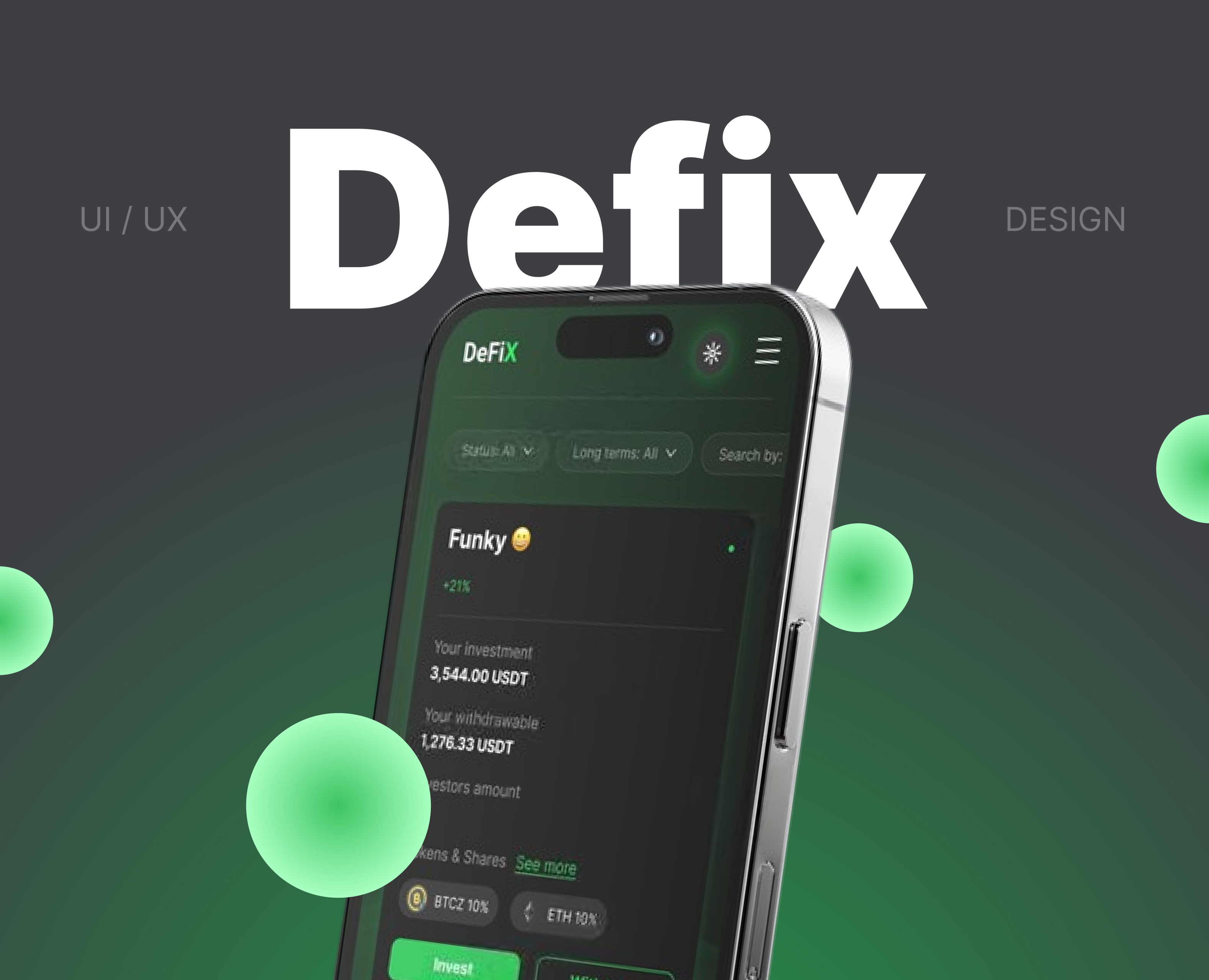 Defix / Crypto indexes — Интерфейсы на Dprofile
