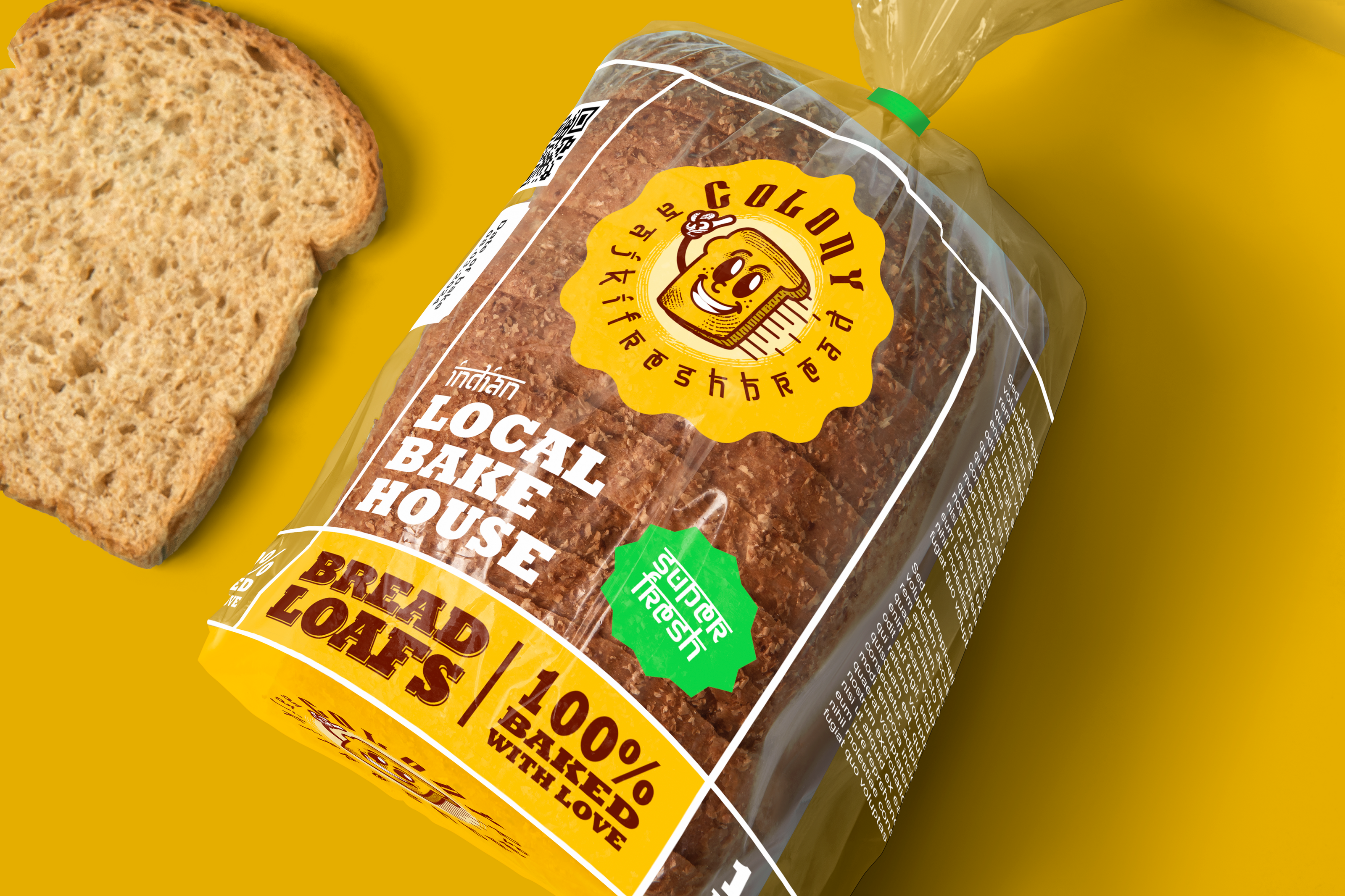 Colony ® Aaj Ki Fresh Bread / Хлеб — Изображение №1 — Брендинг на Dprofile
