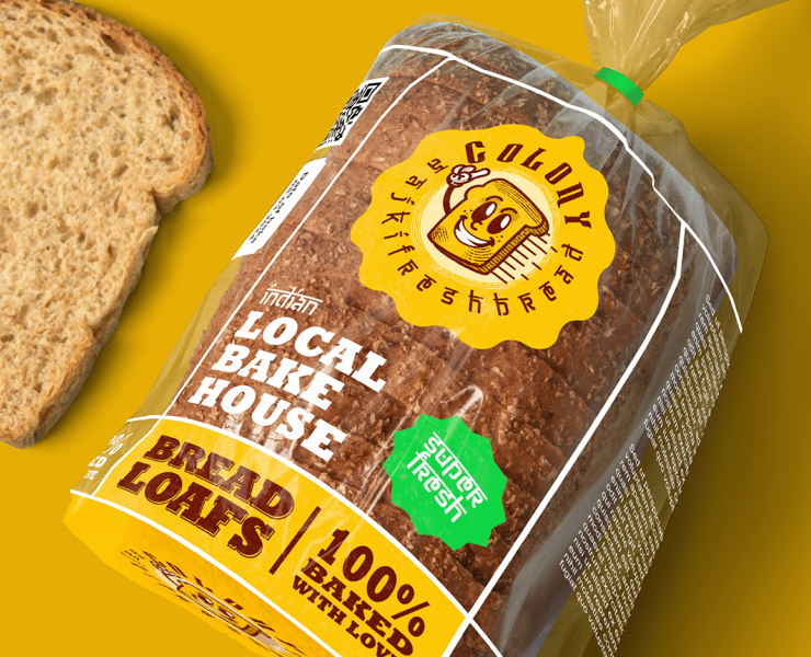 Colony ® Aaj Ki Fresh Bread / Хлеб — Брендинг на Dprofile