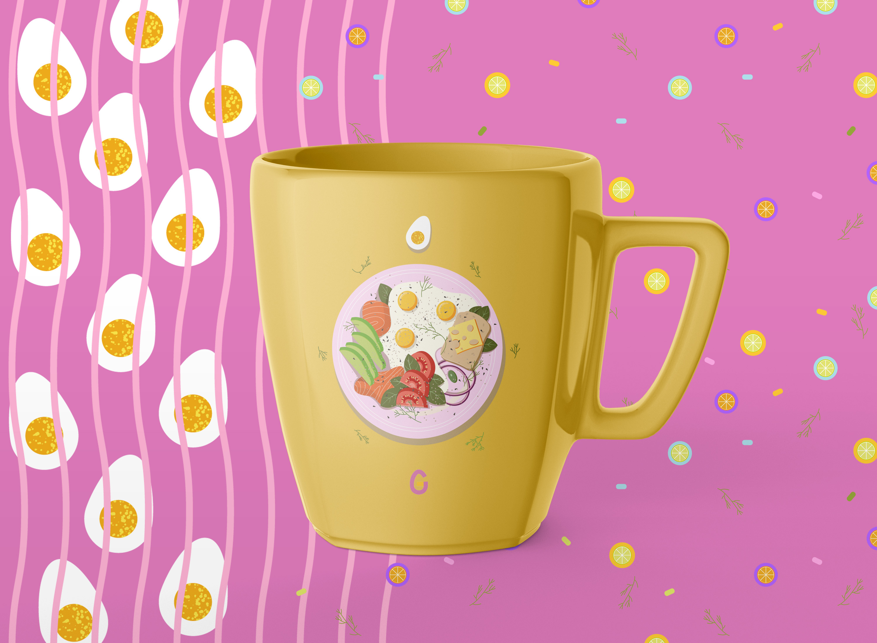 Food Иллюстрации для EGGSELLENT — Изображение №15 — Брендинг, Иллюстрация на Dprofile