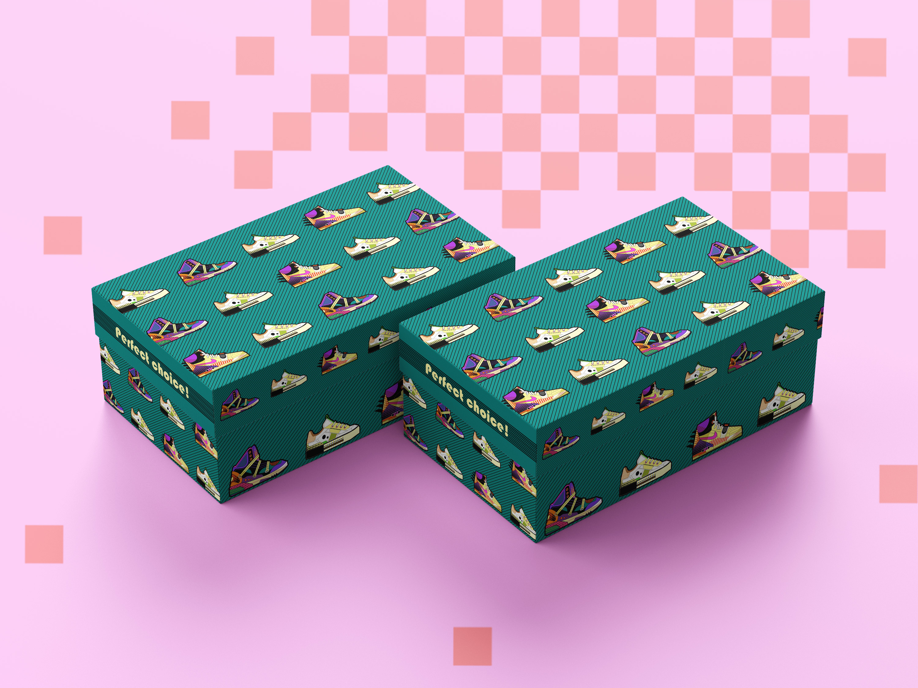 Летняя распродажа кроссовок — Изображение №23 — Брендинг, Иллюстрация на Dprofile