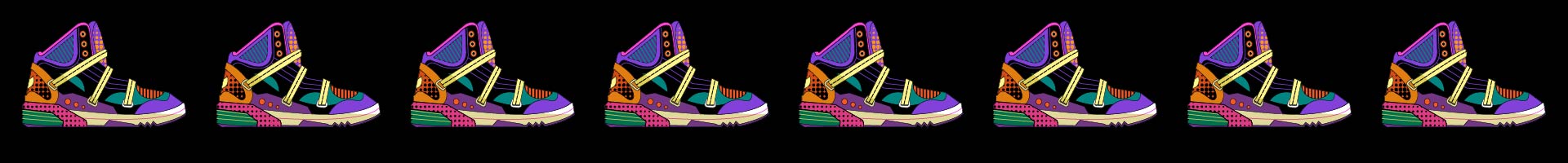 Летняя распродажа кроссовок — Изображение №15 — Брендинг, Иллюстрация на Dprofile