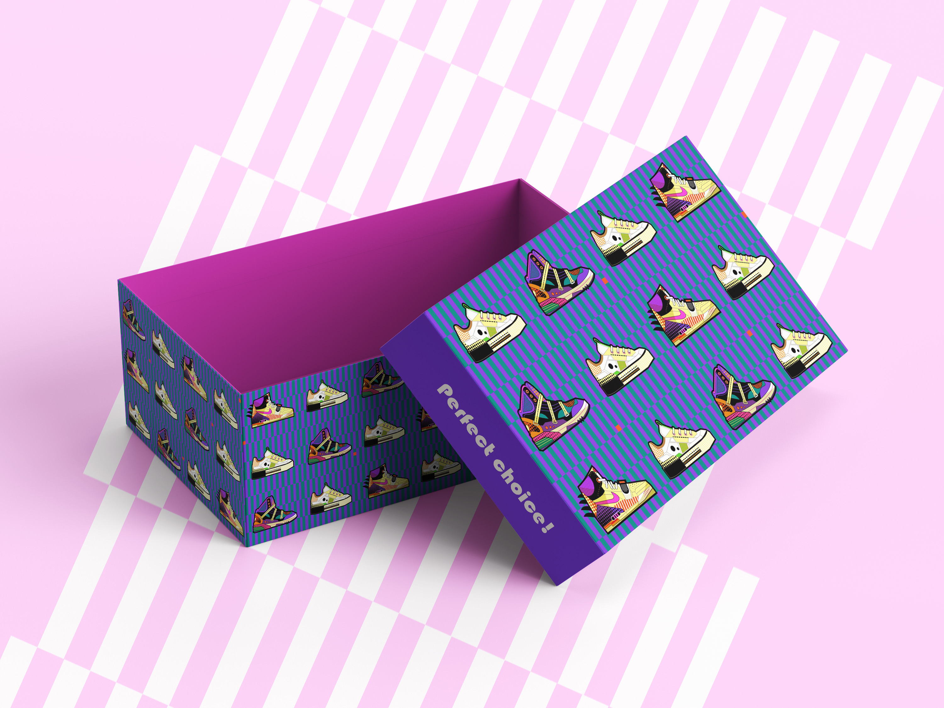 Летняя распродажа кроссовок — Изображение №22 — Брендинг, Иллюстрация на Dprofile