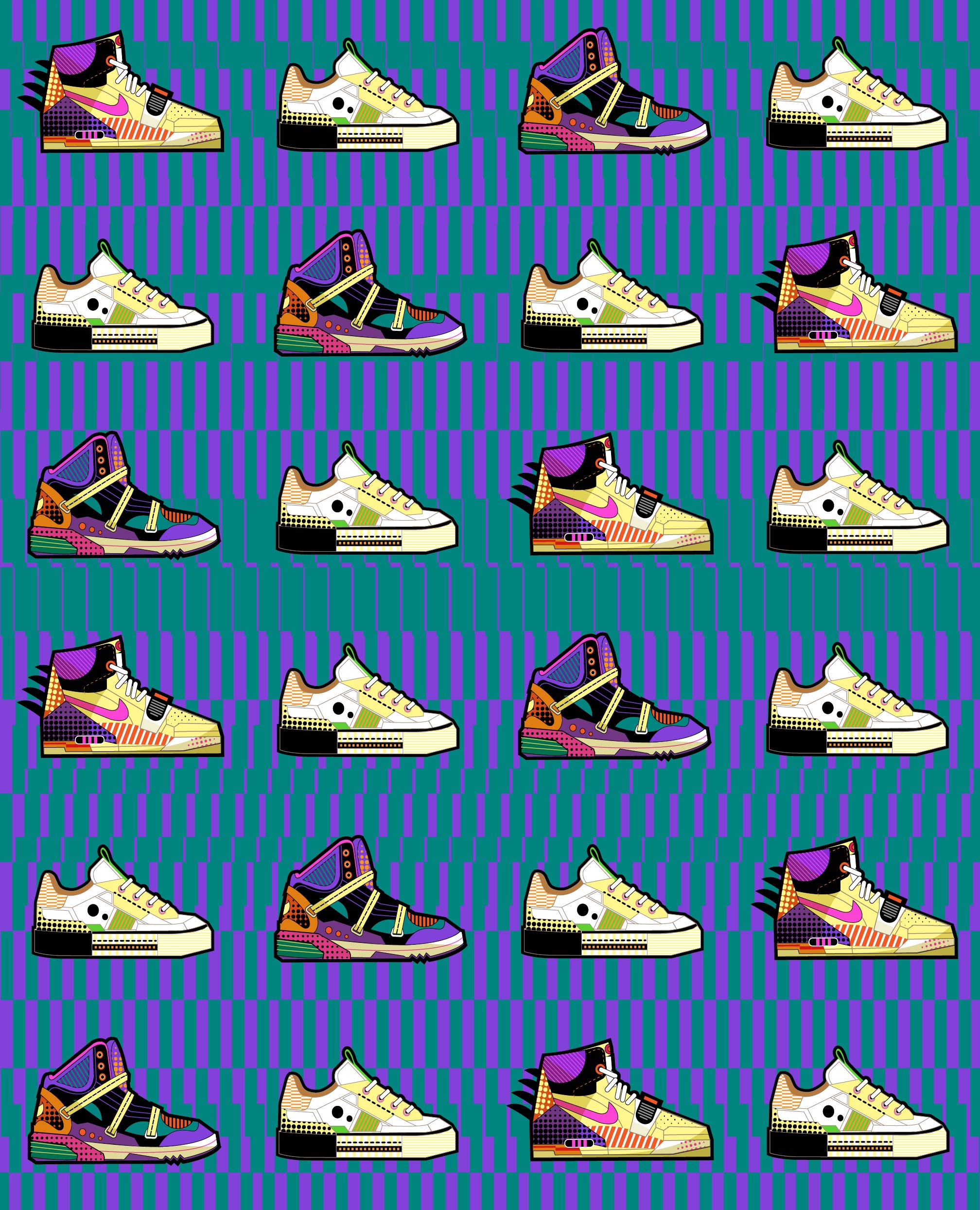 Летняя распродажа кроссовок — Изображение №27 — Брендинг, Иллюстрация на Dprofile