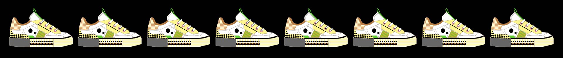 Летняя распродажа кроссовок — Изображение №20 — Брендинг, Иллюстрация на Dprofile