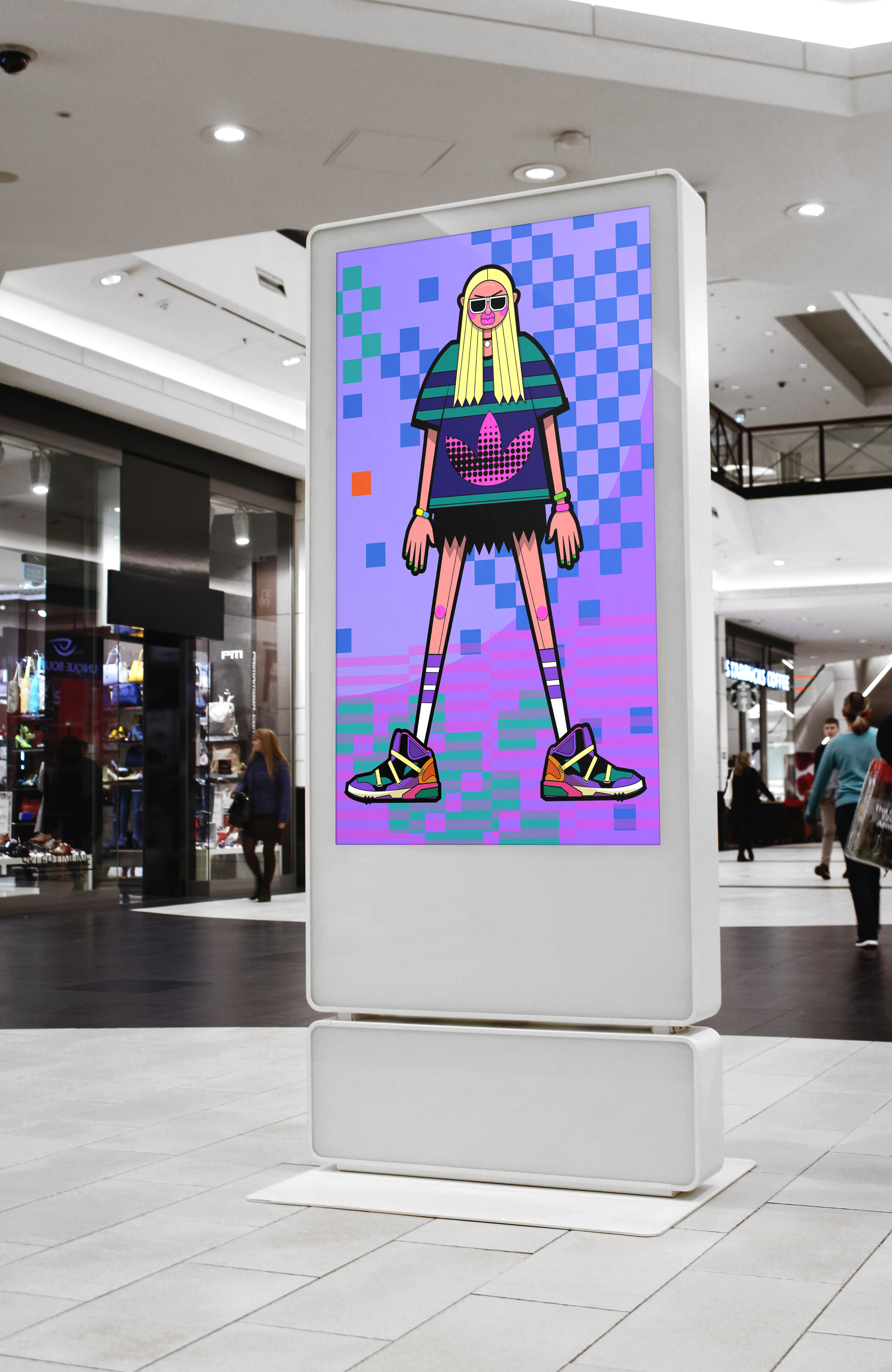 Летняя распродажа кроссовок — Изображение №16 — Брендинг, Иллюстрация на Dprofile