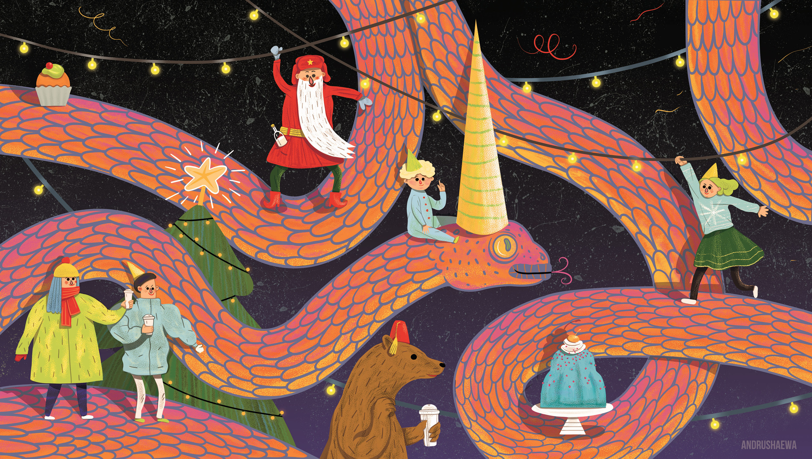 Christmas Illustrations — Изображение №1 — Брендинг, Иллюстрация на Dprofile