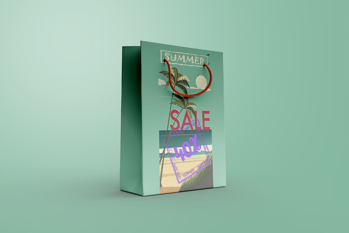 Summer Sale Рекламная иллюстрация — Изображение №11 — Иллюстрация, Маркетинг на Dprofile