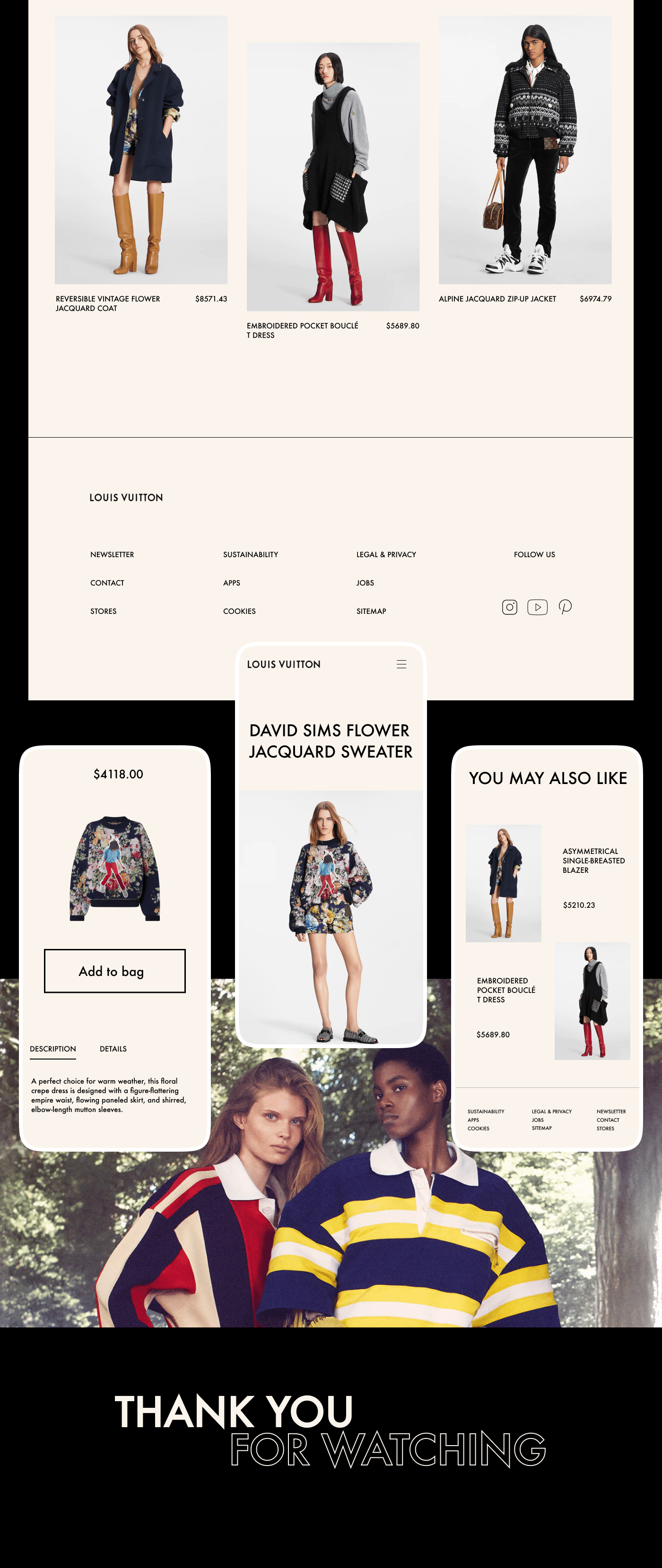 Louis Vuitton | Redesign Concept — Изображение №11 — Интерфейсы, Маркетинг на Dprofile