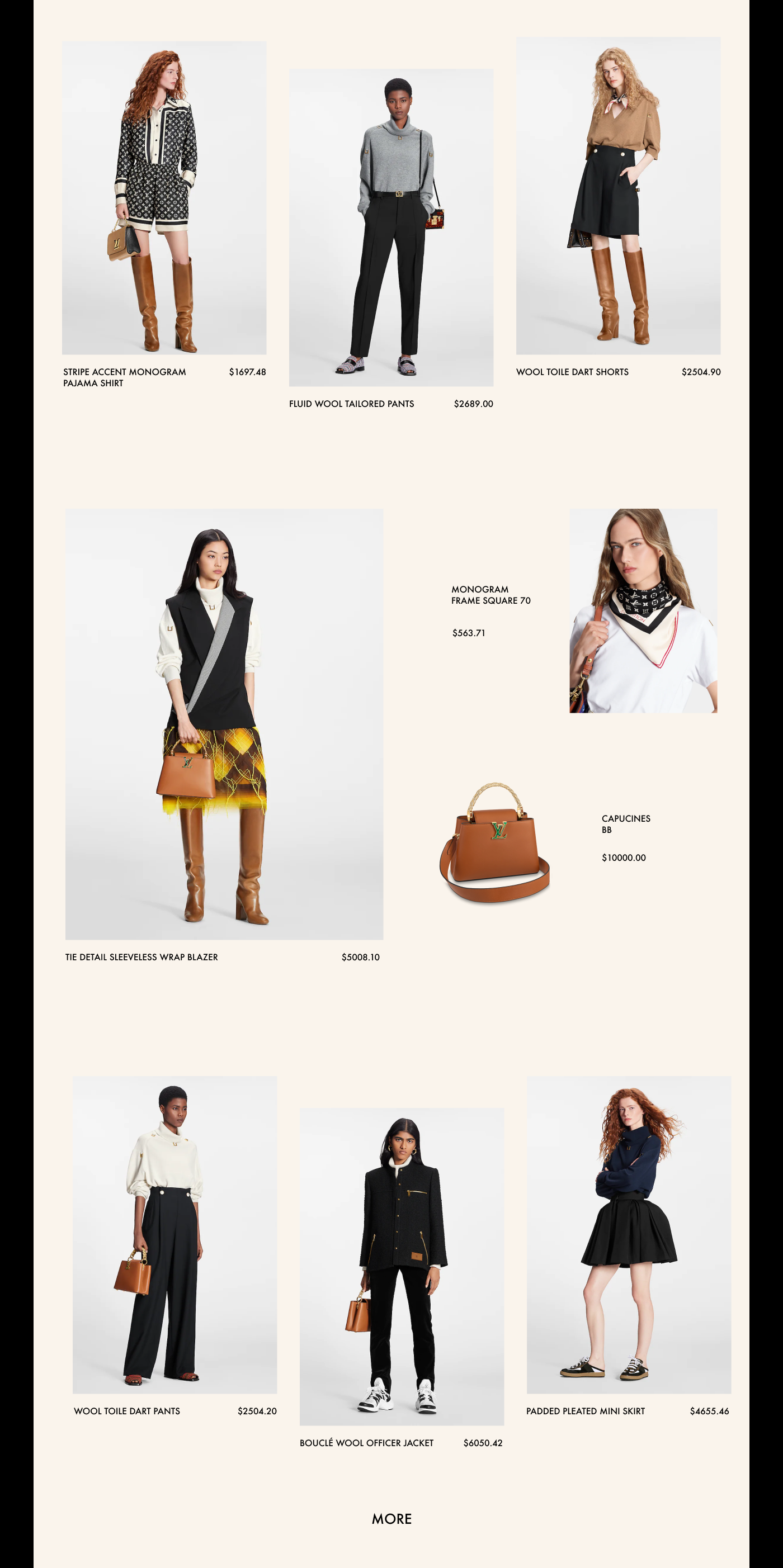Louis Vuitton | Redesign Concept — Изображение №8 — Интерфейсы, Маркетинг на Dprofile