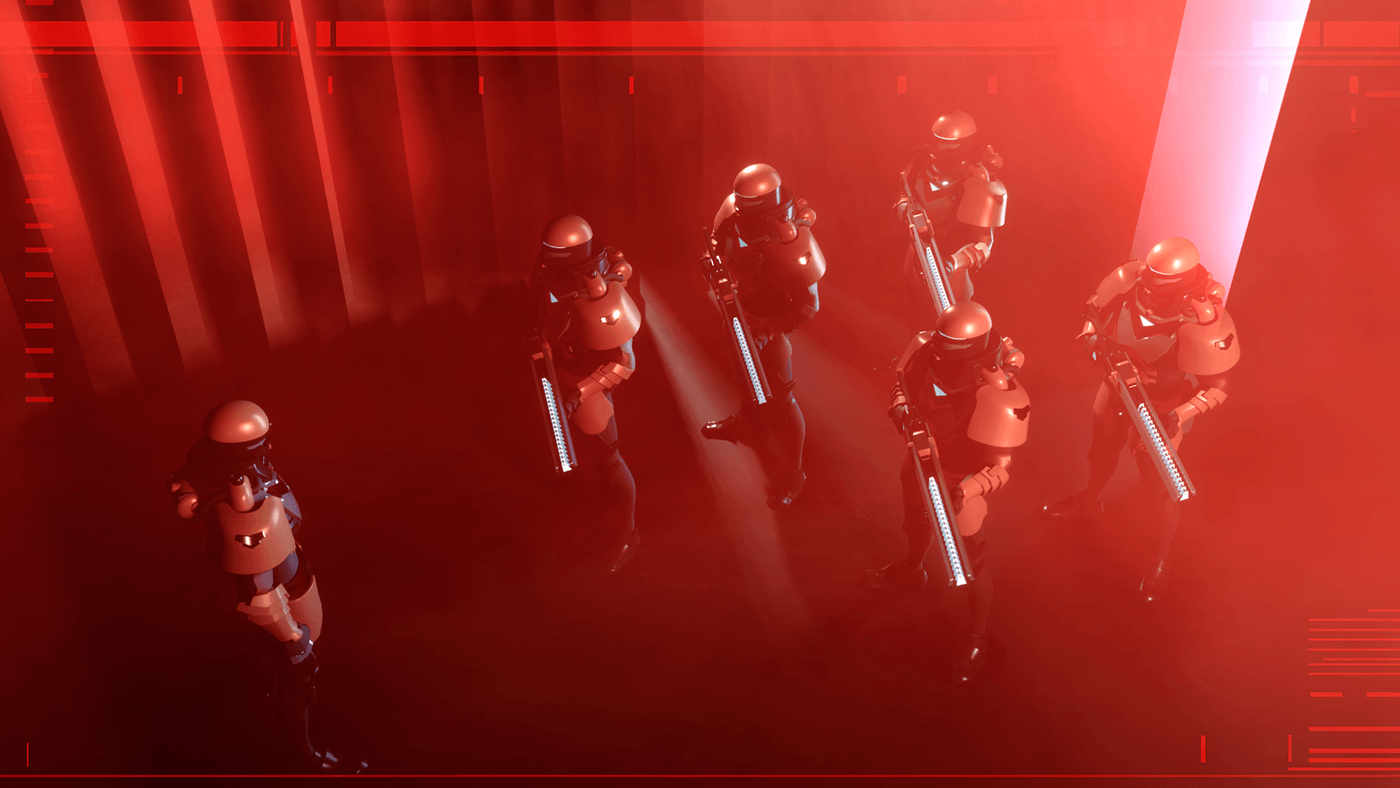 Гвардеец в красном — Изображение №2 — Иллюстрация, 3D на Dprofile
