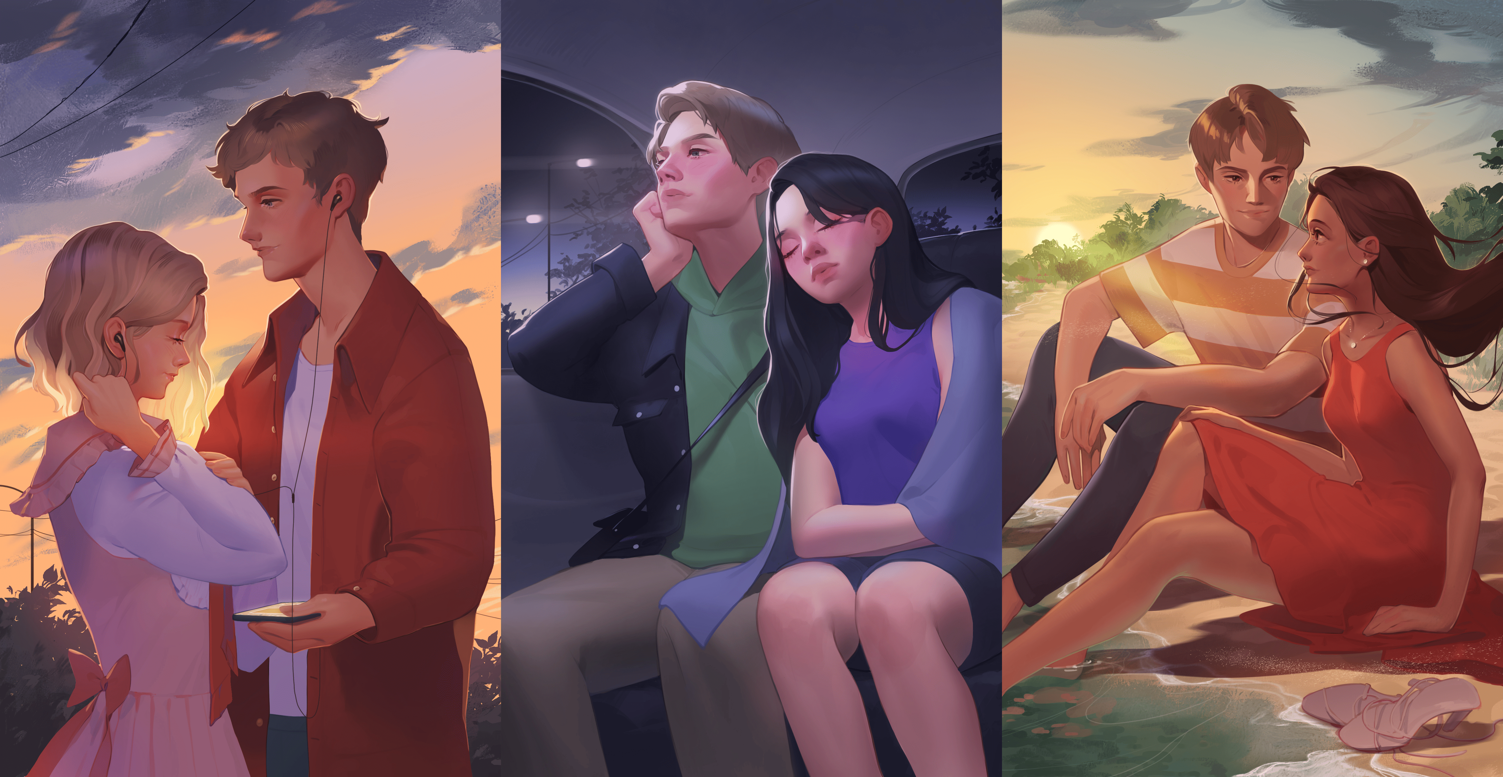 "Летняя любовь" — Изображение №1 — Иллюстрация на Dprofile