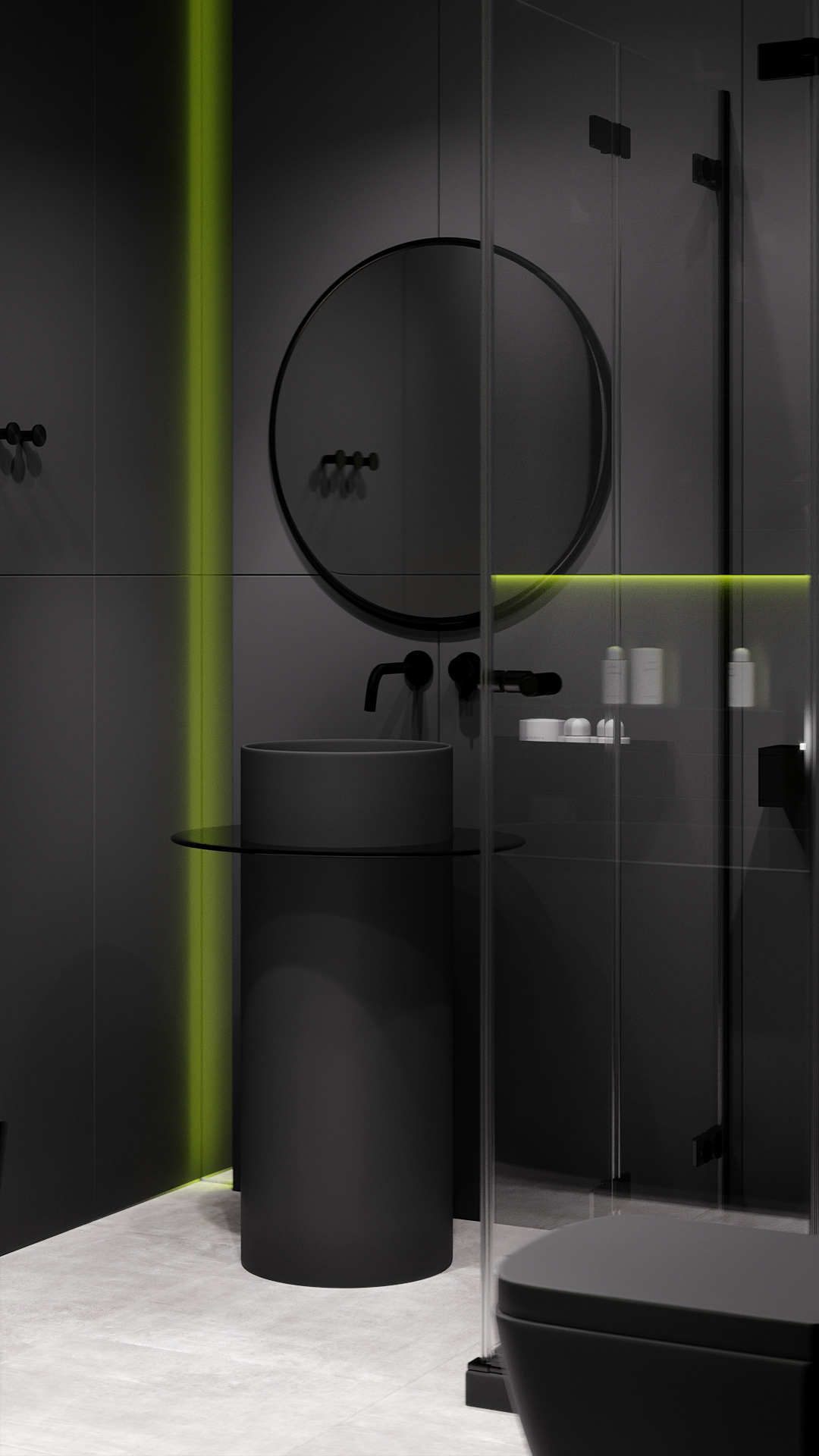 Black Bathroom — Изображение №9 — 3D на Dprofile