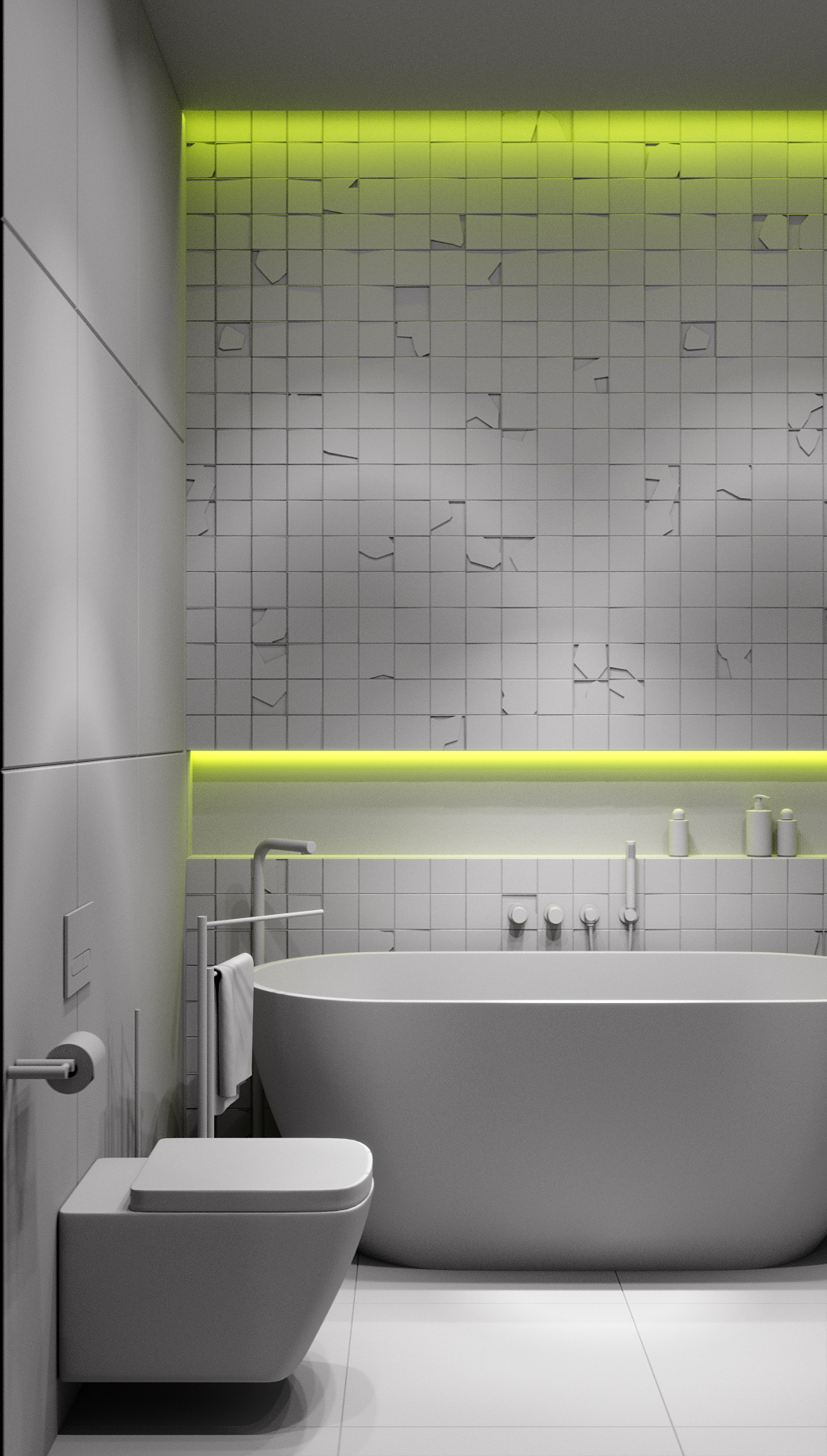 Black Bathroom — Изображение №1 — 3D на Dprofile