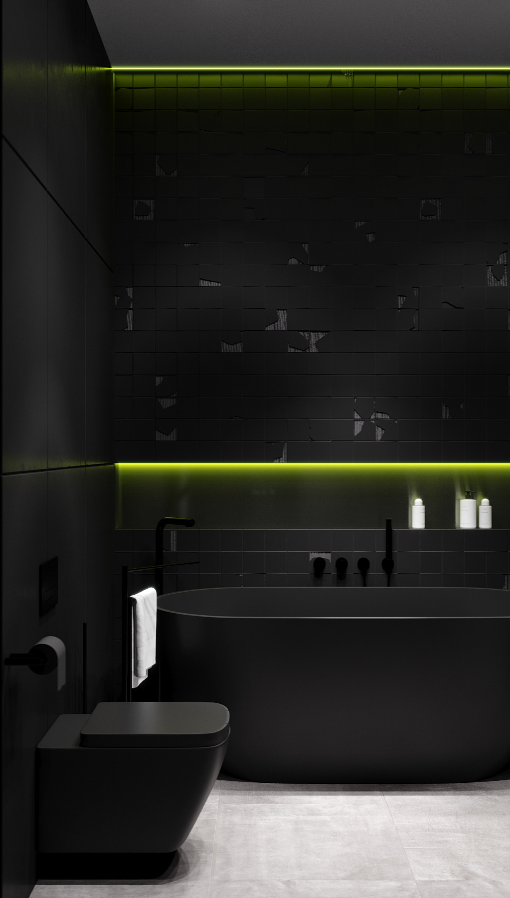 Black Bathroom — Изображение №2 — 3D на Dprofile