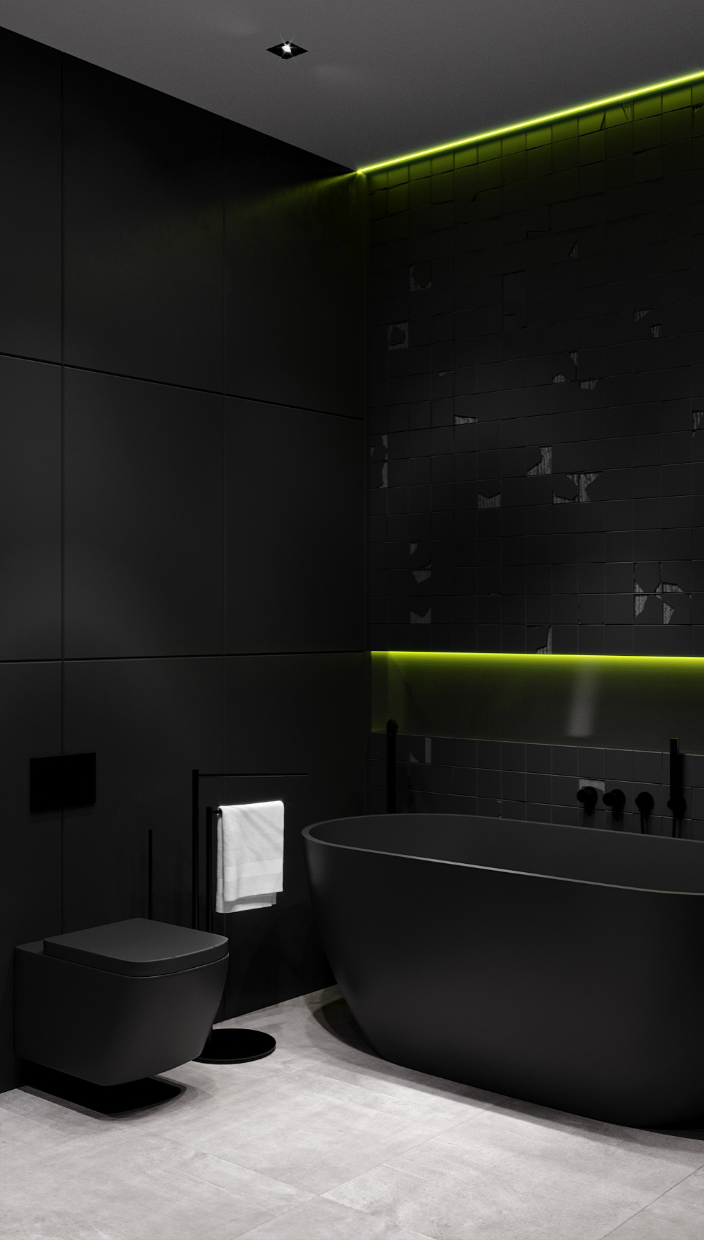 Black Bathroom — Изображение №4 — 3D на Dprofile