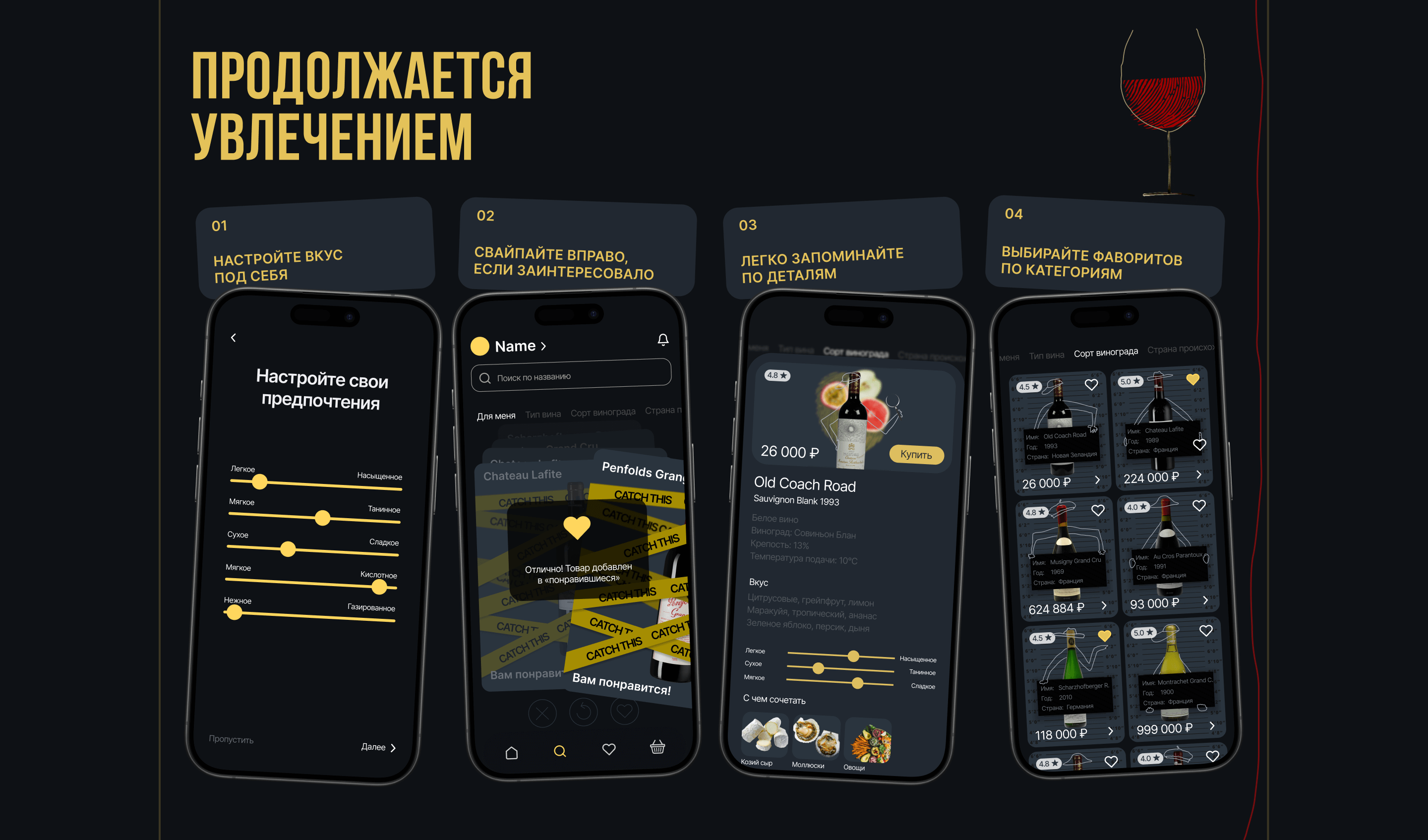 WINE FINDER — Изображение №14 — Брендинг, Интерфейсы на Dprofile