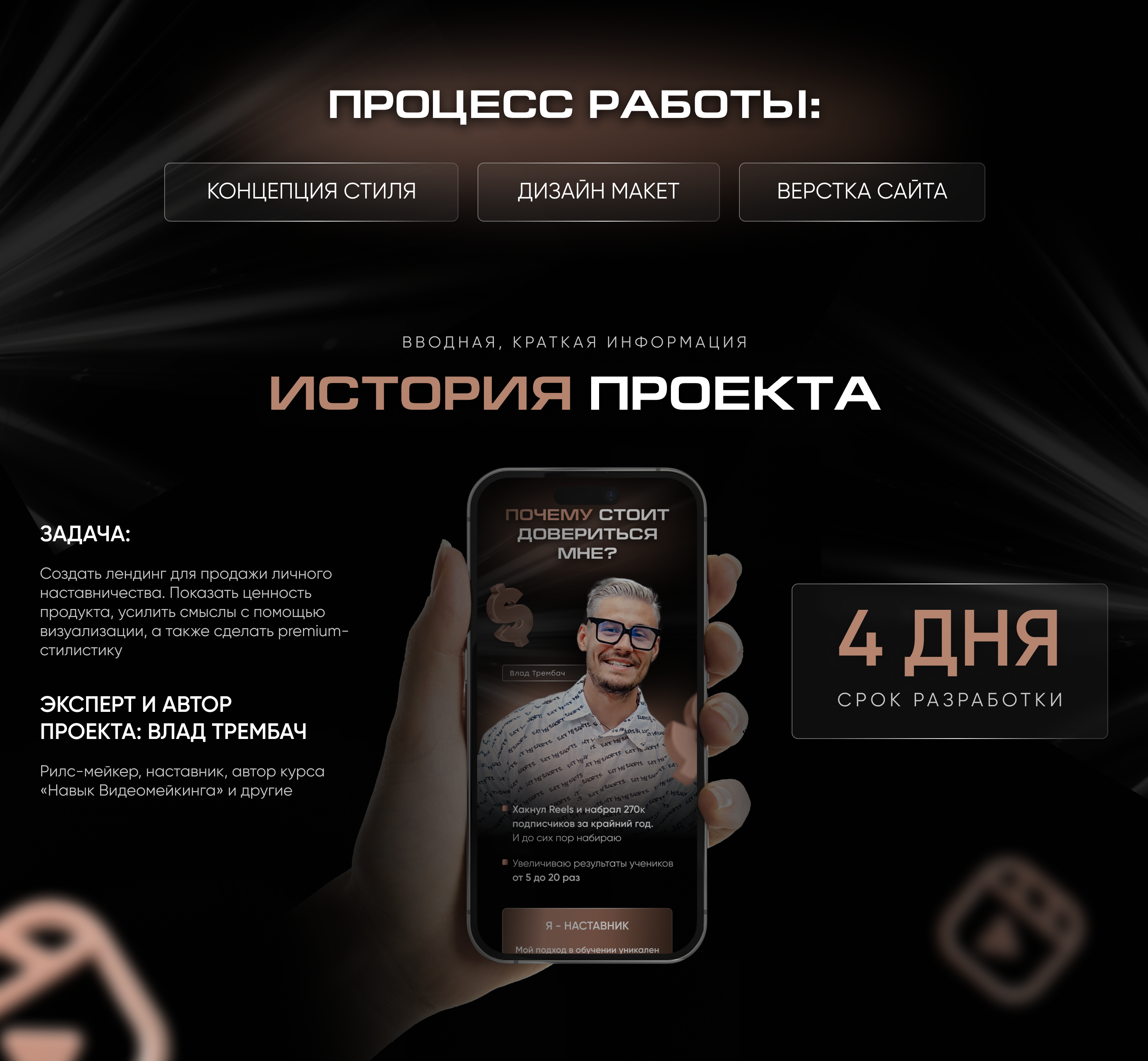 Разработка Landing Page «под ключ» на Tilda — Изображение №2 — Интерфейсы на Dprofile