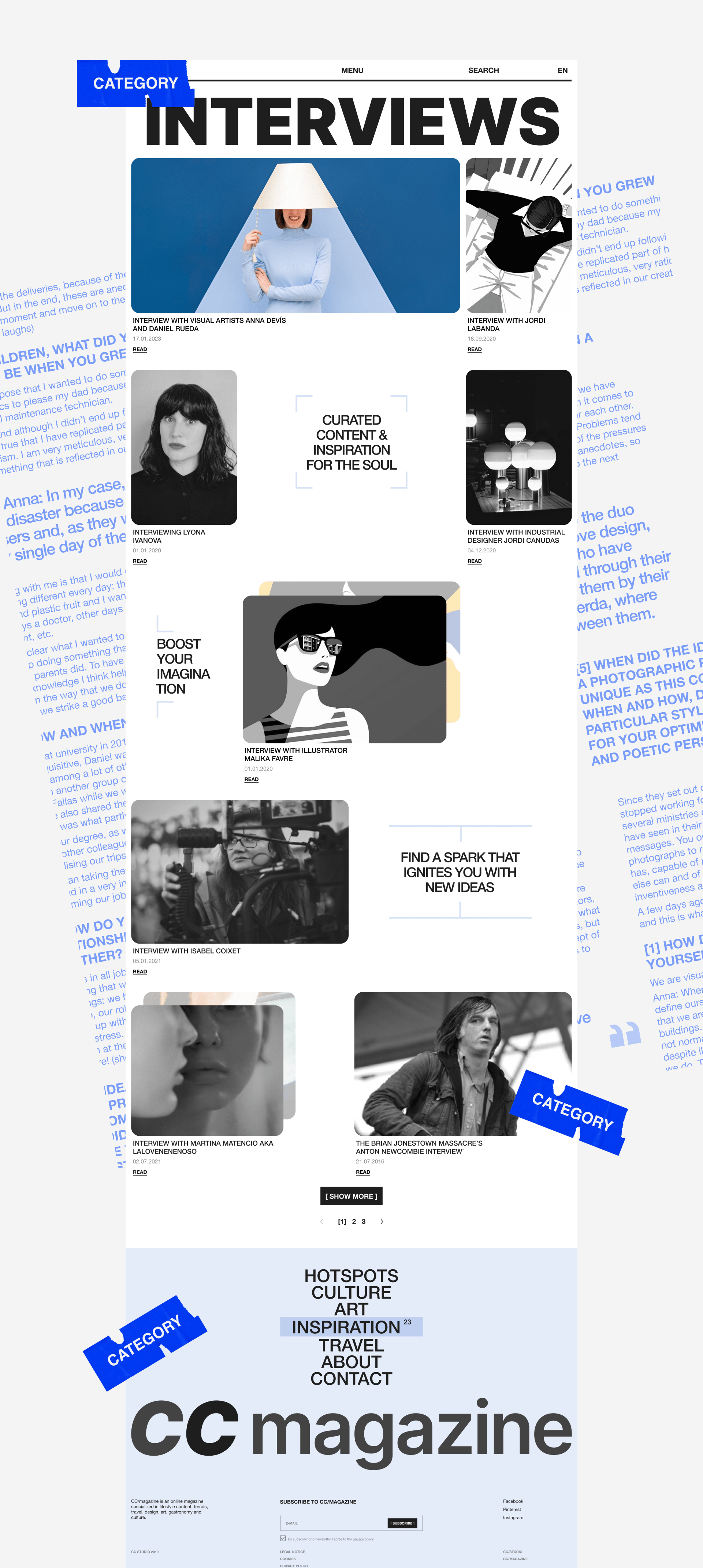 CC Magazine - redesign concept — Изображение №4 — Интерфейсы на Dprofile