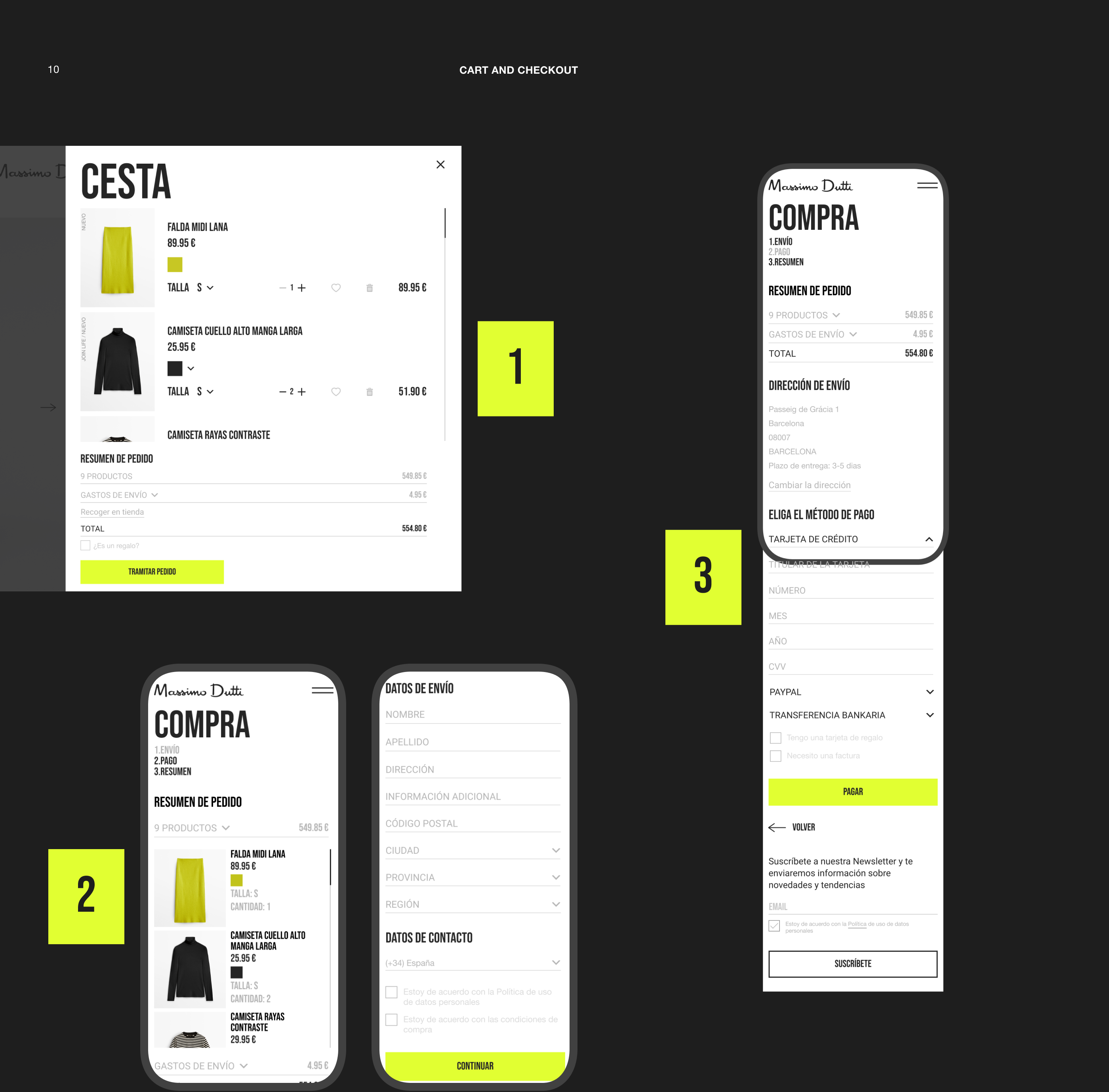 Redesign concept | Massimo Dutti — Изображение №7 — Интерфейсы на Dprofile