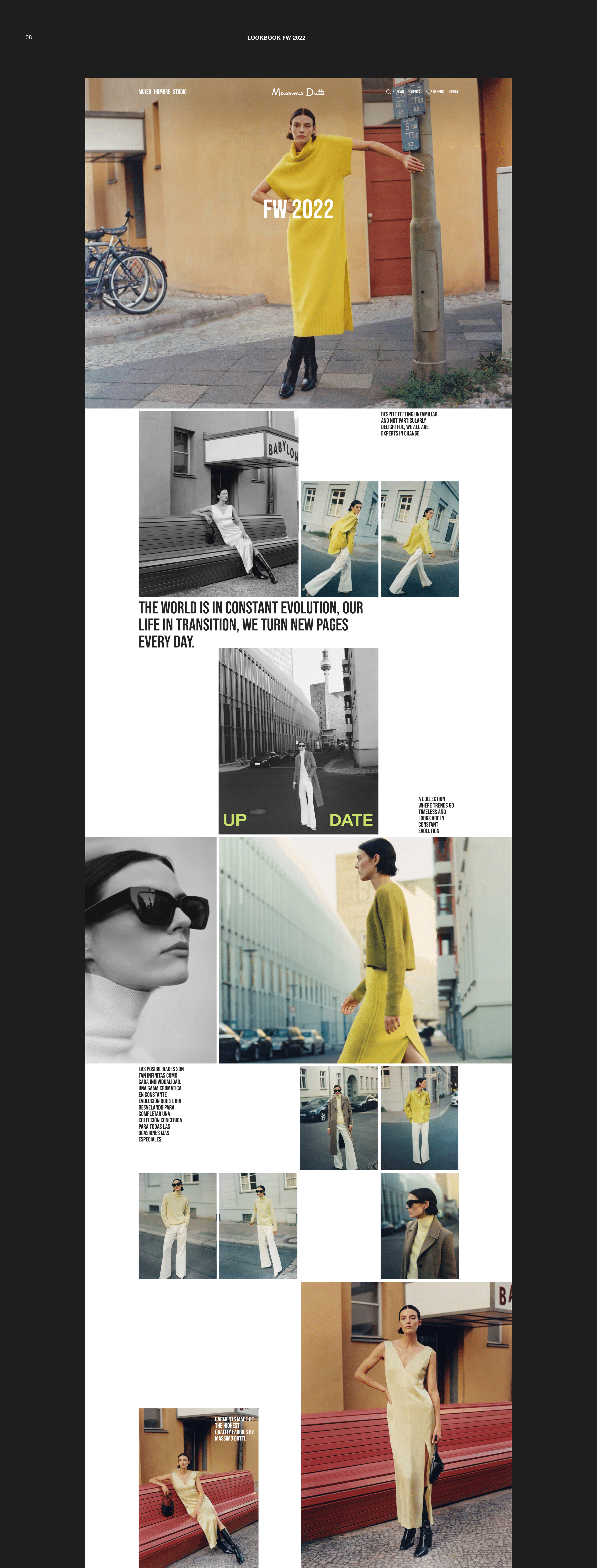 Redesign concept | Massimo Dutti — Изображение №5 — Интерфейсы на Dprofile