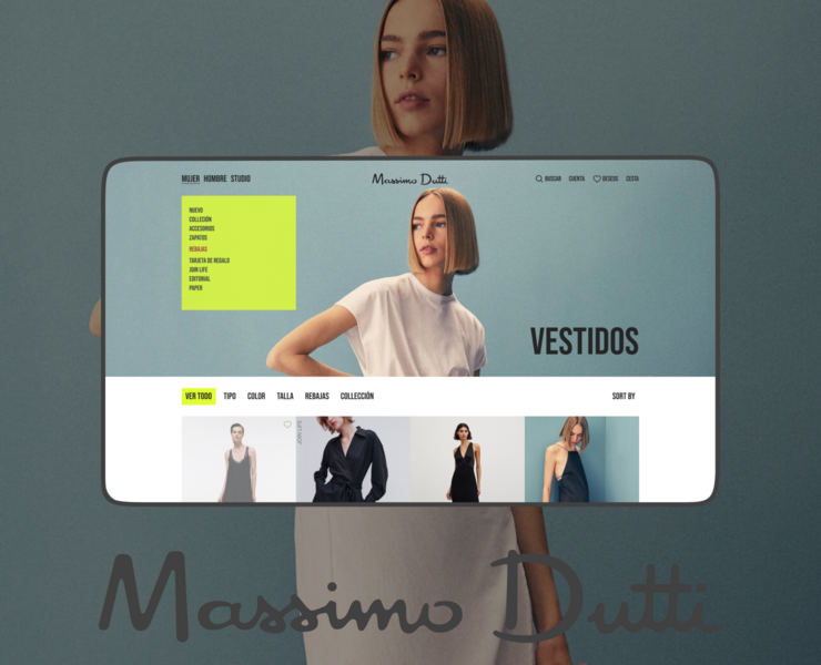 Redesign concept | Massimo Dutti — Интерфейсы на Dprofile