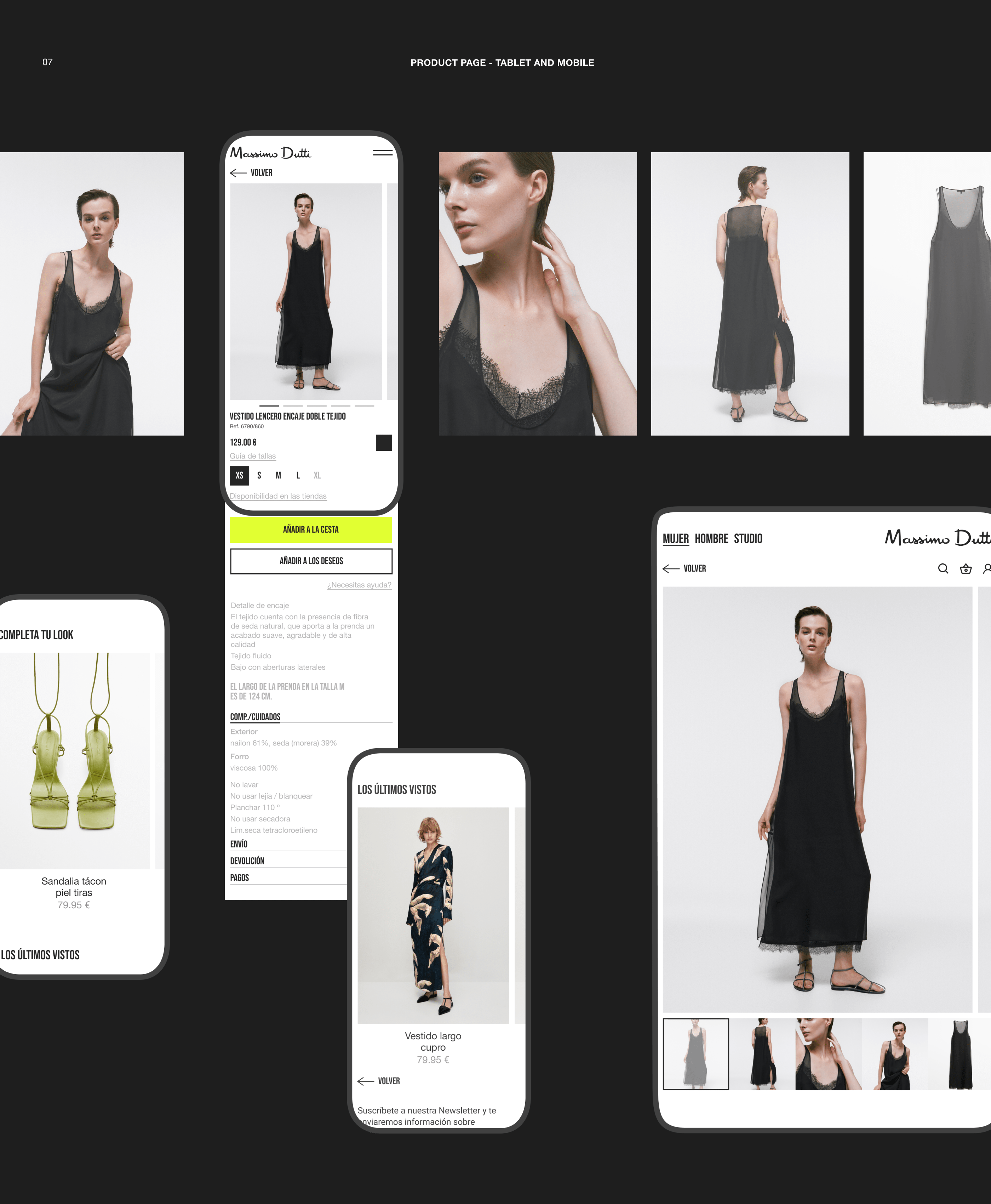 Redesign concept | Massimo Dutti — Изображение №3 — Интерфейсы на Dprofile