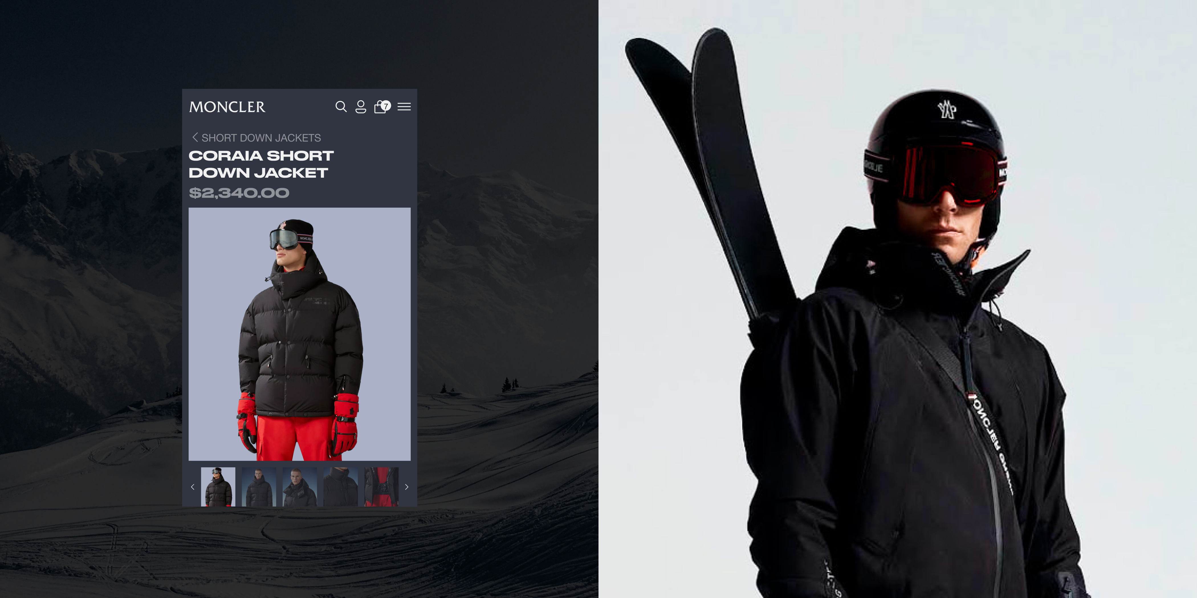 MONCLER | E-Commerce redesign — Изображение №13 — Интерфейсы на Dprofile