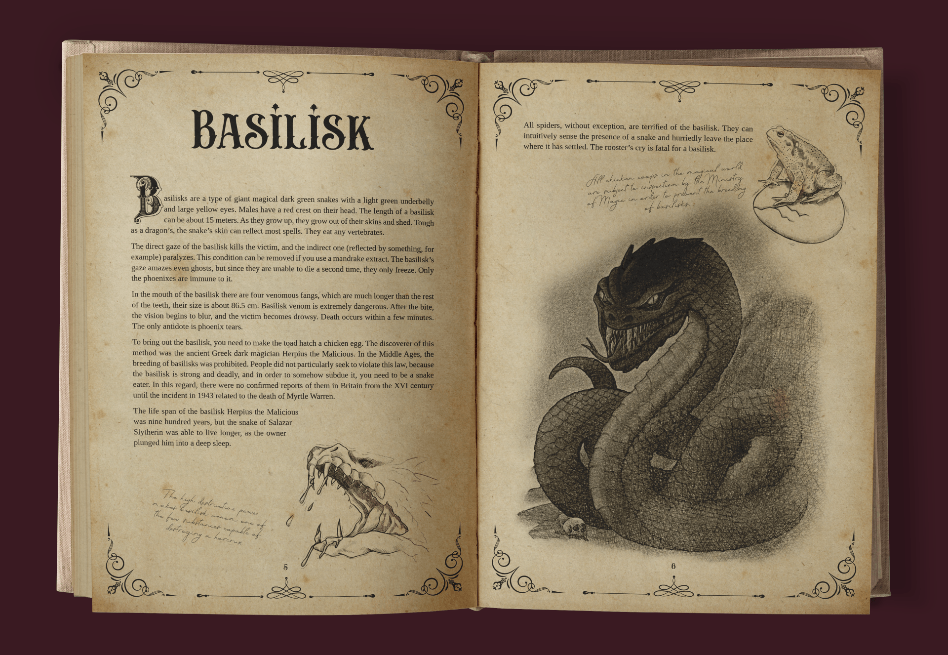 Фантастические твари и где они обитают | Вёрстка книги — Изображение №2 — Графика на Dprofile