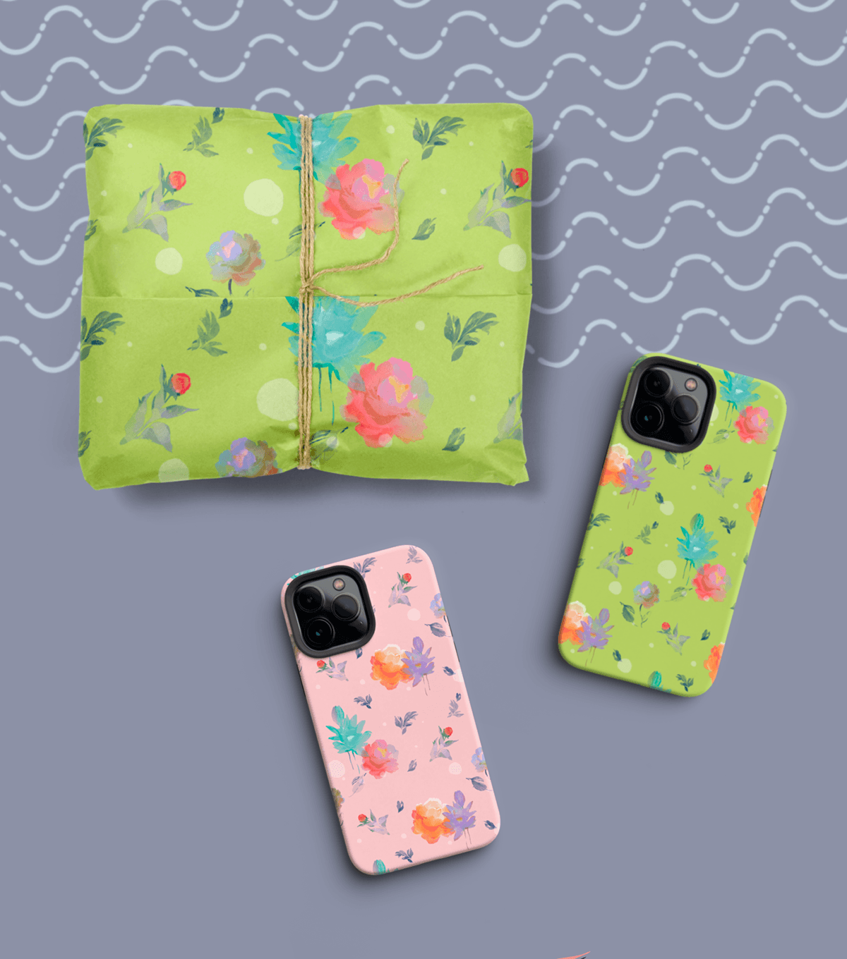 Акварельный цветочный принт/паттерн — Изображение №5 — Иллюстрация, Графика на Dprofile