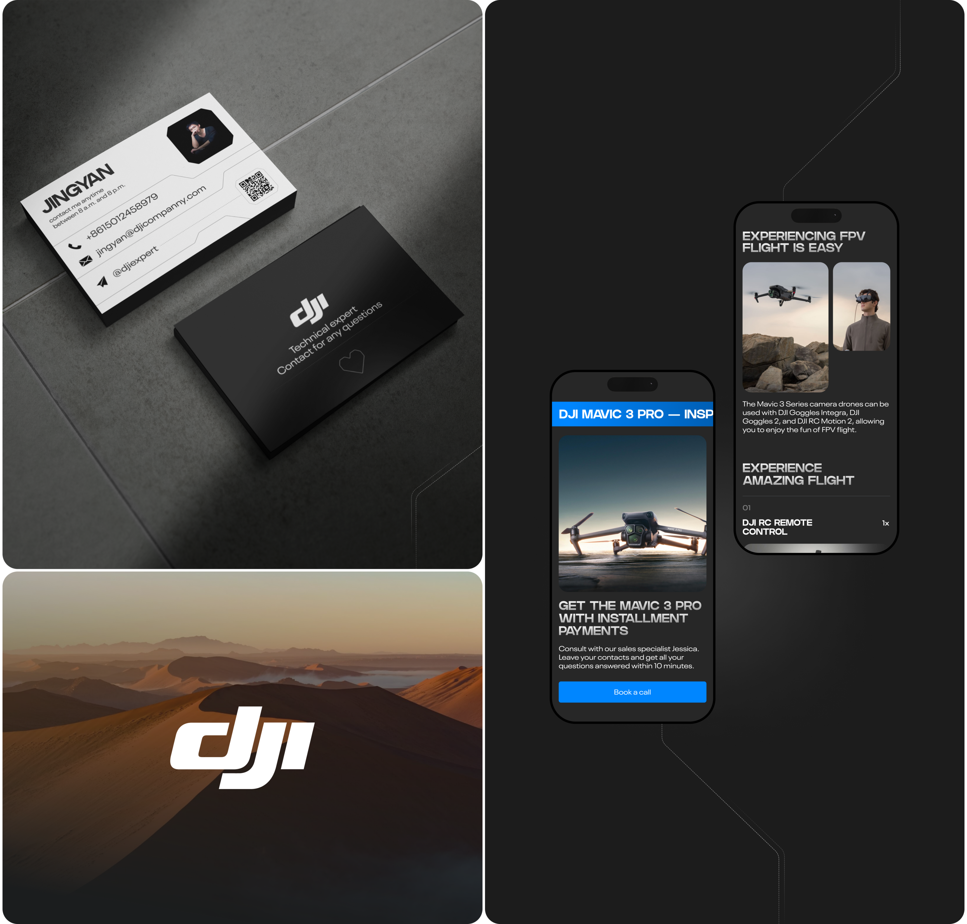 DJI MAVIC 3 PRO | Landing page 2024 — Изображение №11 — Интерфейсы, Анимация на Dprofile