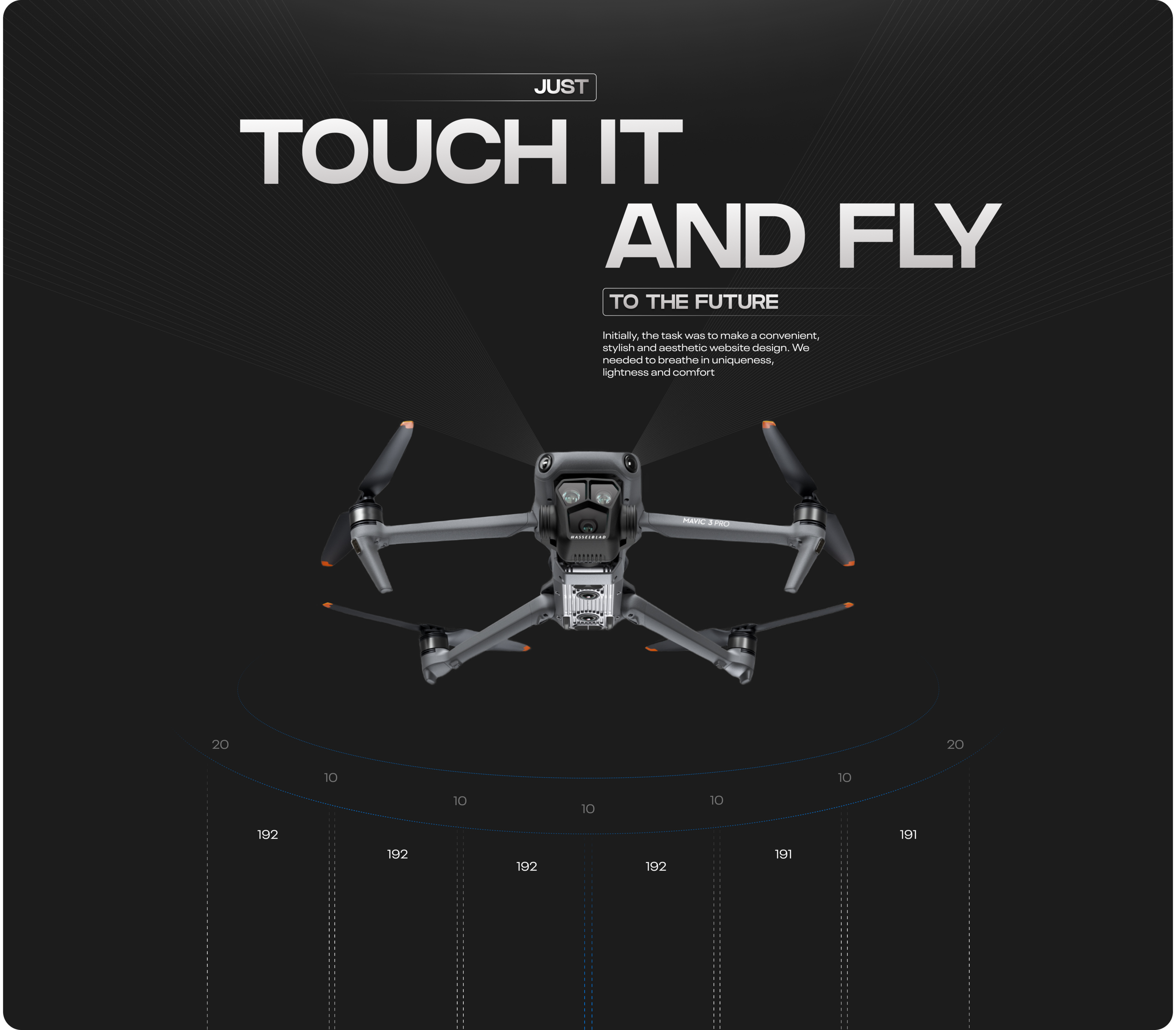 DJI MAVIC 3 PRO | Landing page 2024 — Изображение №5 — Интерфейсы, Анимация на Dprofile