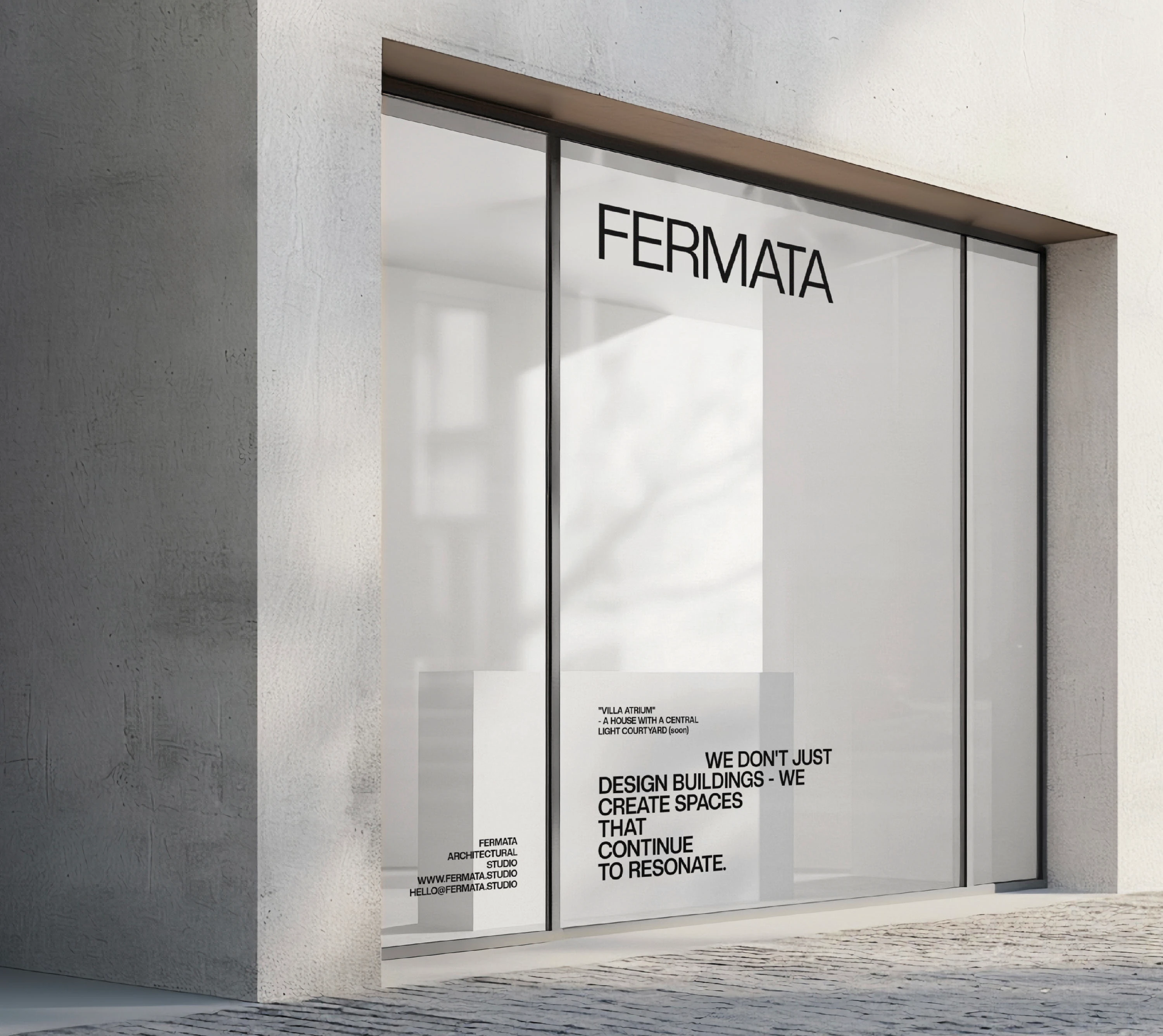 Fermata / айдентика для архитектурной студии — Изображение №10 — Брендинг на Dprofile
