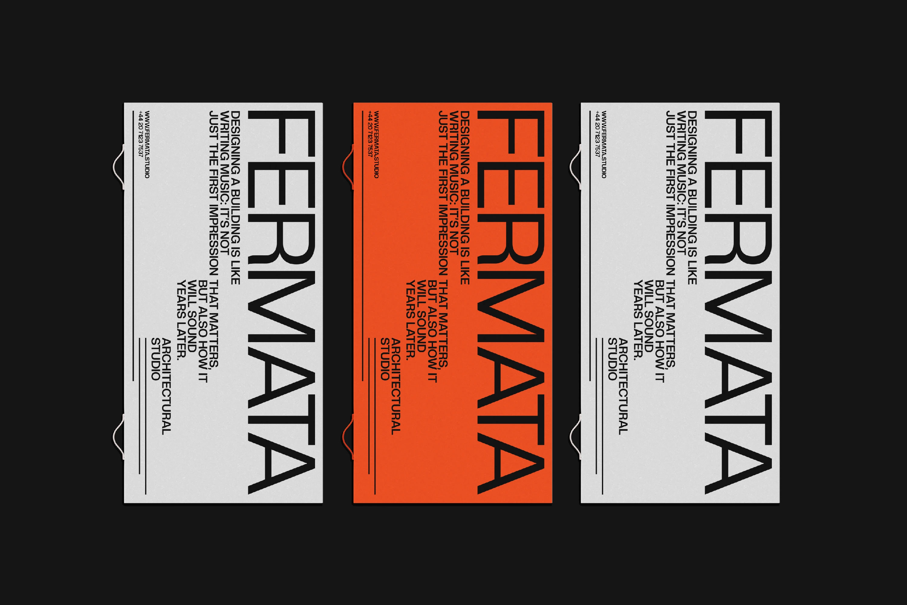 Fermata / айдентика для архитектурной студии — Изображение №4 — Брендинг на Dprofile
